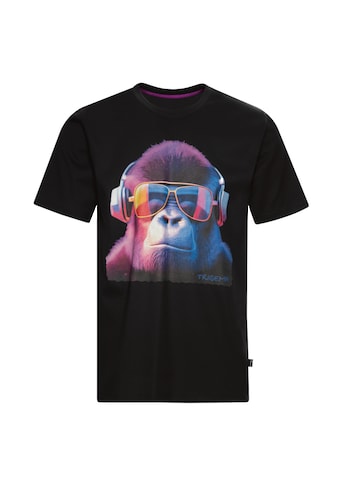 T-Shirt »TRIGEMA T-Shirt mit coolem Gorilla-Print«, (1 tlg.)