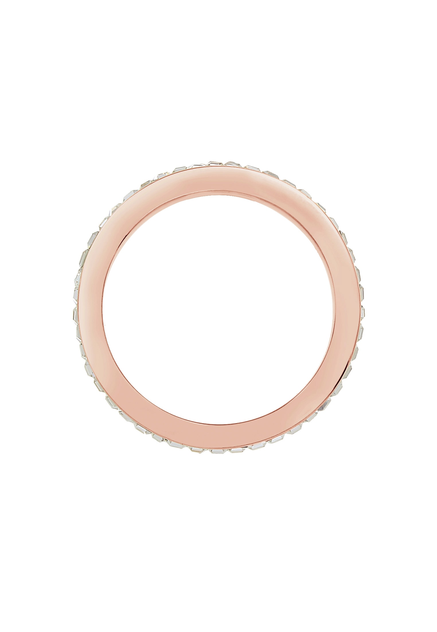 Elli Premium Silberring »Ring Bandring Geo Shape Kristalle 925 Silber«