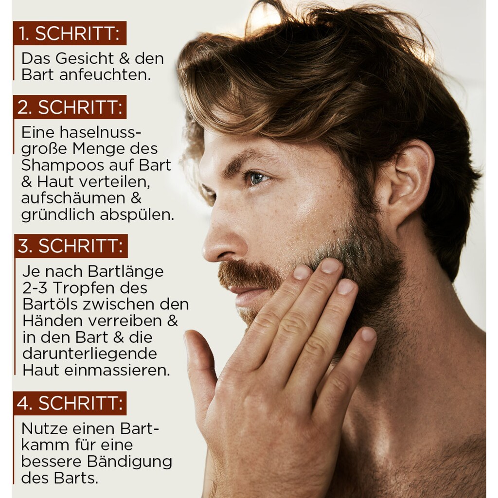 L'ORÉAL PARIS MEN EXPERT Bartpflege-Set »Bartpflegeset Shampoo & Bartöl«, (2 tlg.)