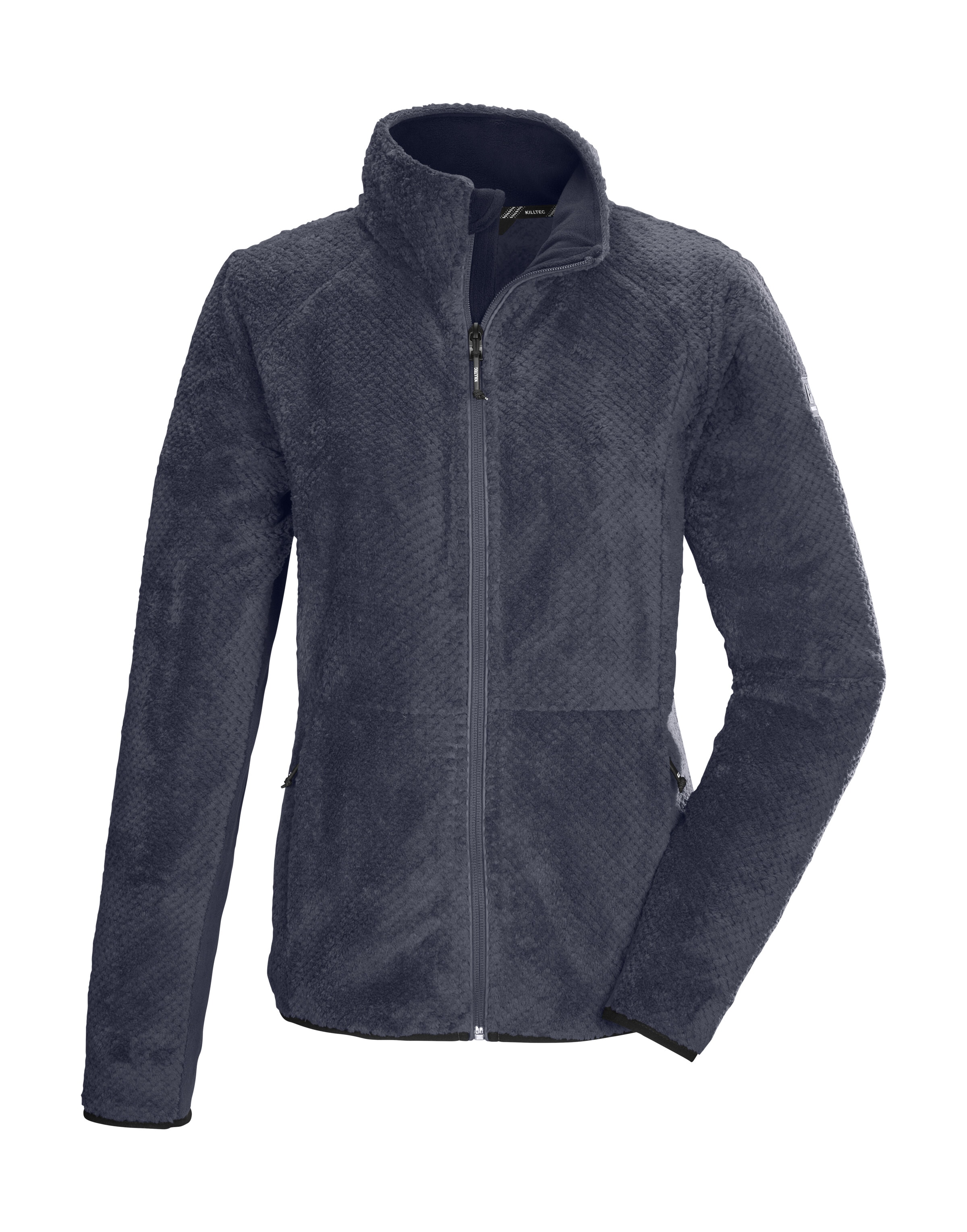 Killtec Fleecejacke »KOW 6 WMN KNTFLC JCKT« Damen Fleecejacke, Comfort-Stretch, Kinnschutz, verschließbare Taschen