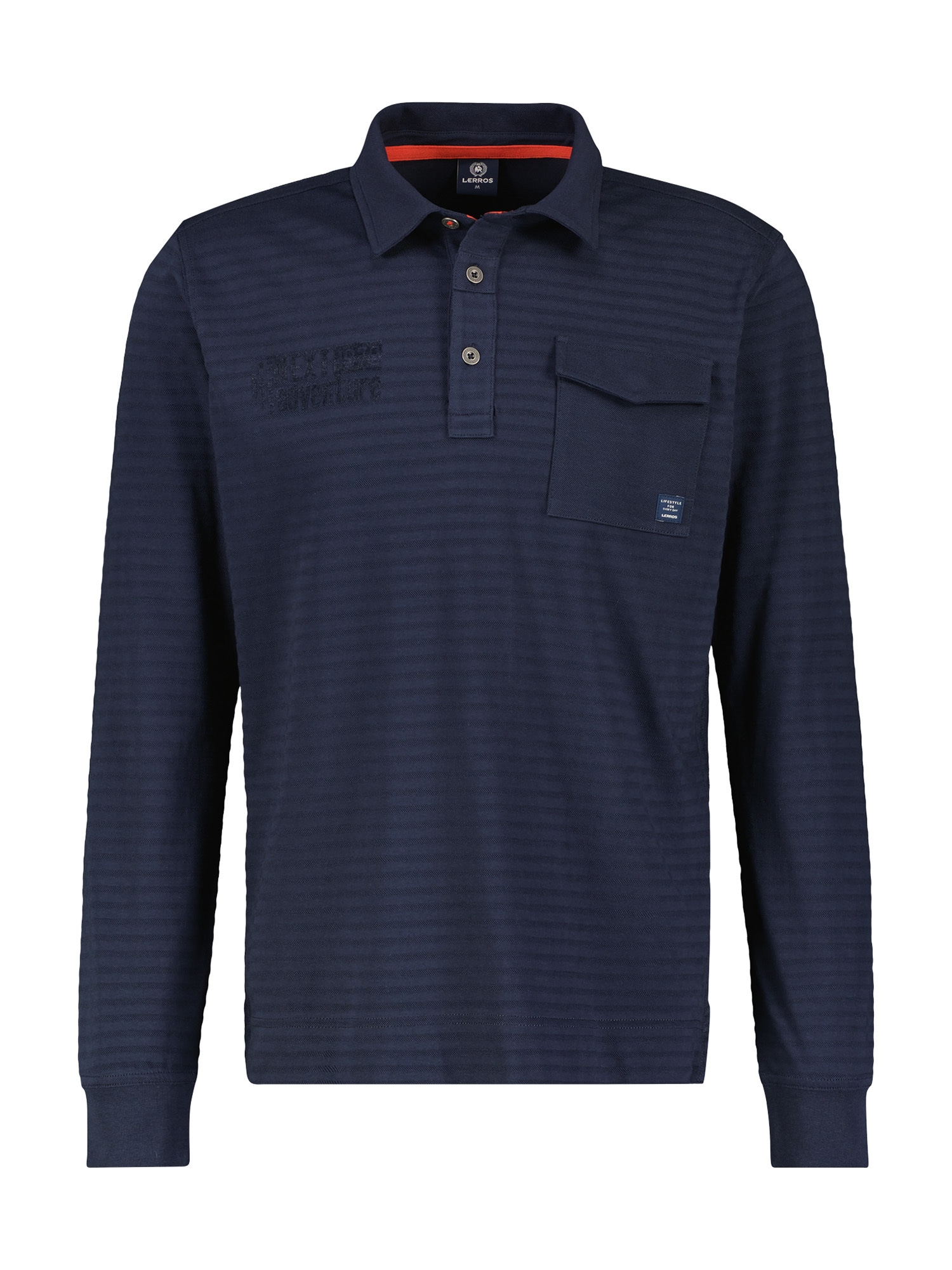 LERROS Langarm-Poloshirt »LERROS Longsleeve-Polo, gestreift«