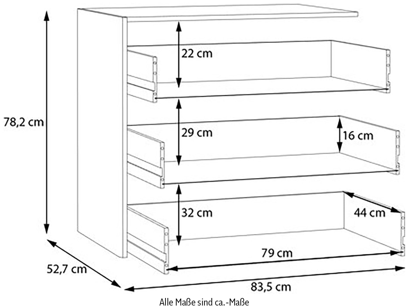 FORTE Inneneinteilung, (Set), PEFC Zertifiziert