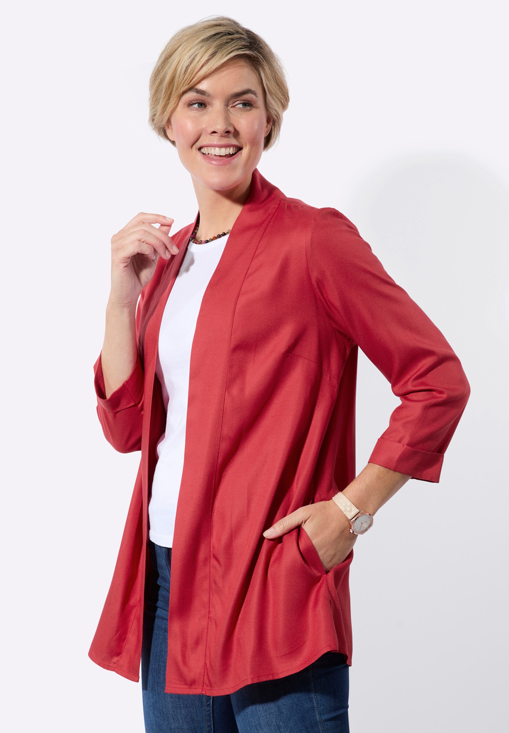 Witt Blusenblazer »Blusenjacke Blusenjacke in feuchtigkeitsregulierender Qualität«