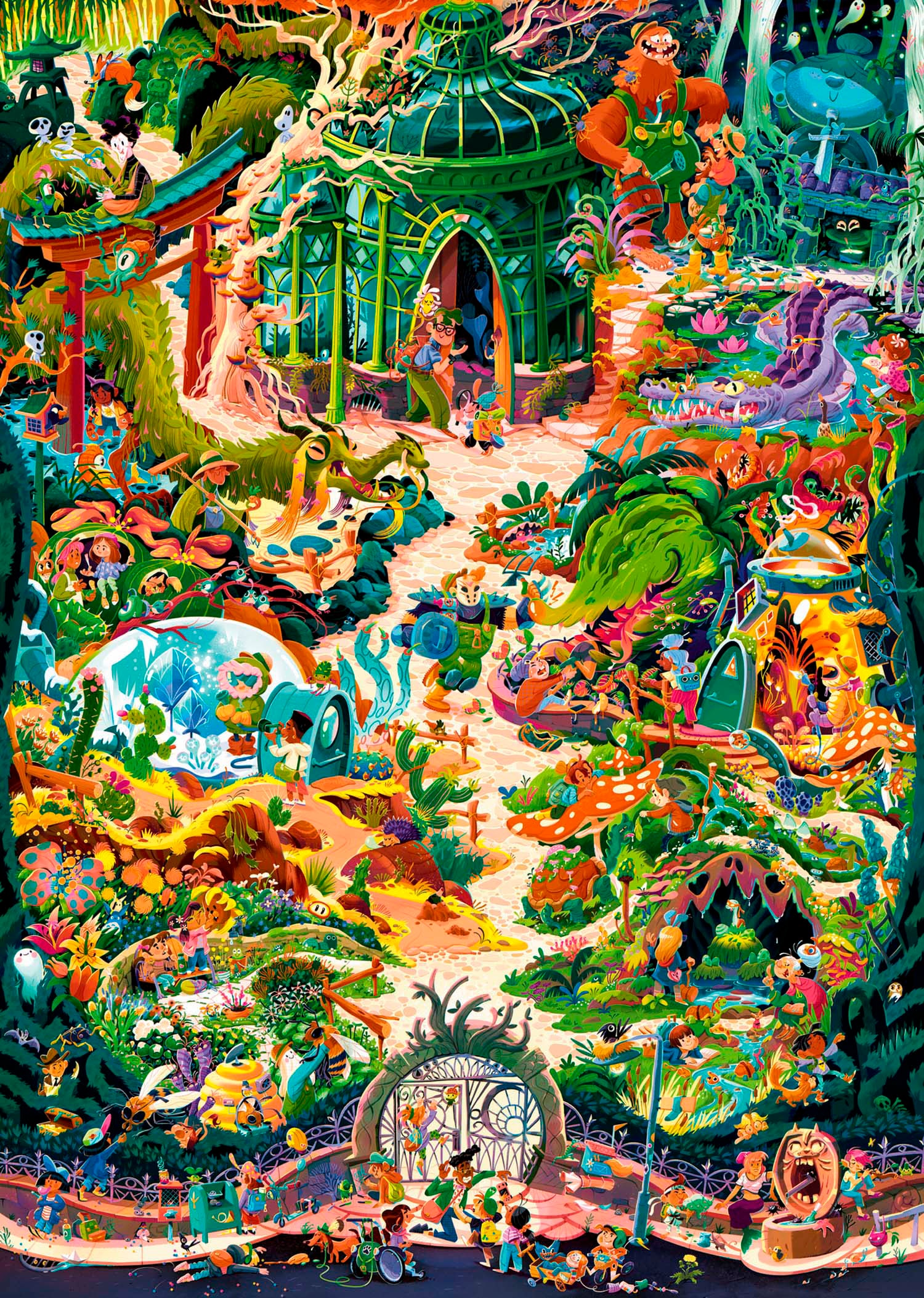 HEYE Puzzle »Botanic Garden«, Made in Europe