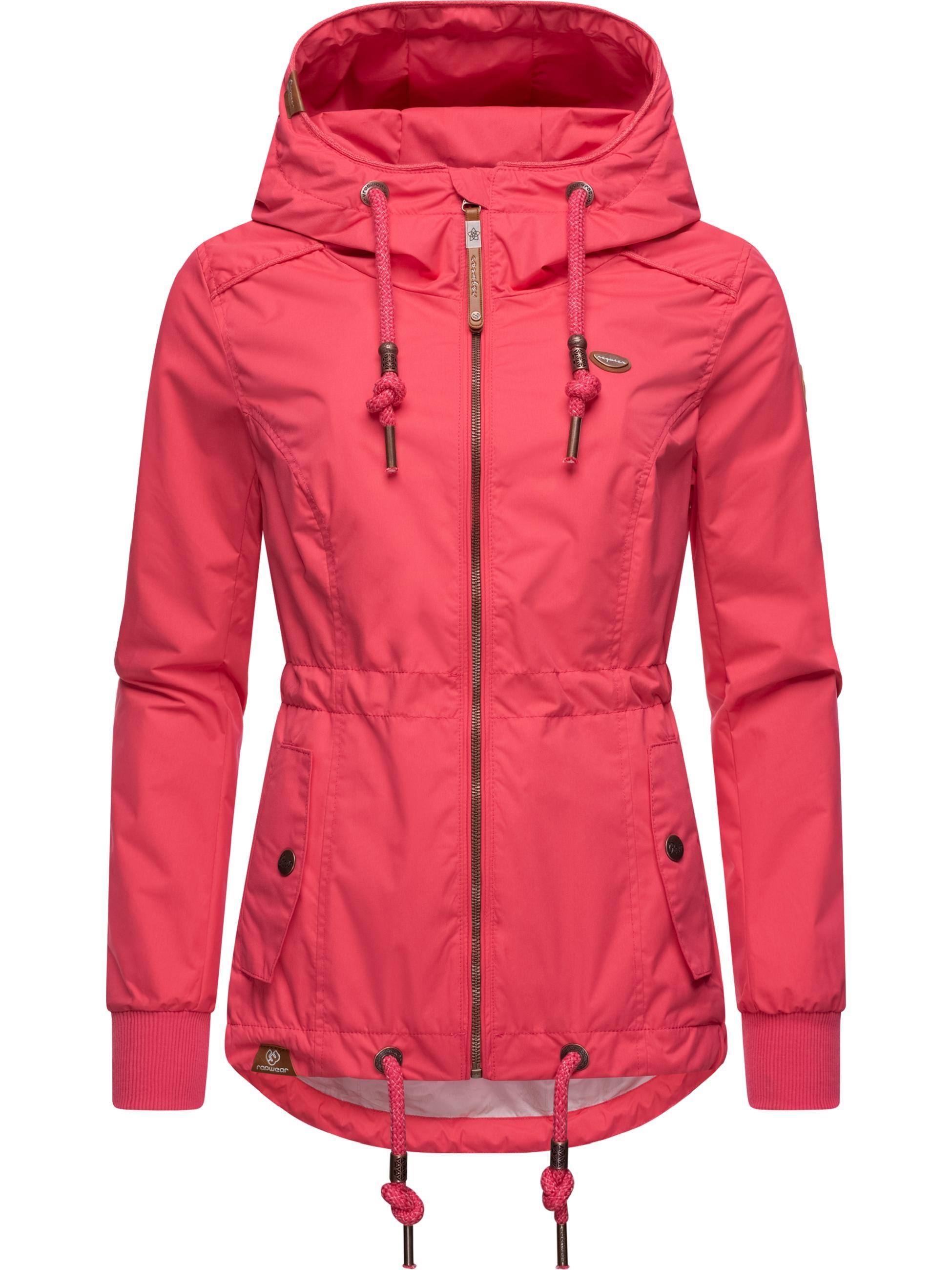 Ragwear Outdoorjacke »Übergangsjacke Danka«, mit Kapuze, Wasserdichte Übergangsjacke mit großer Kapuze