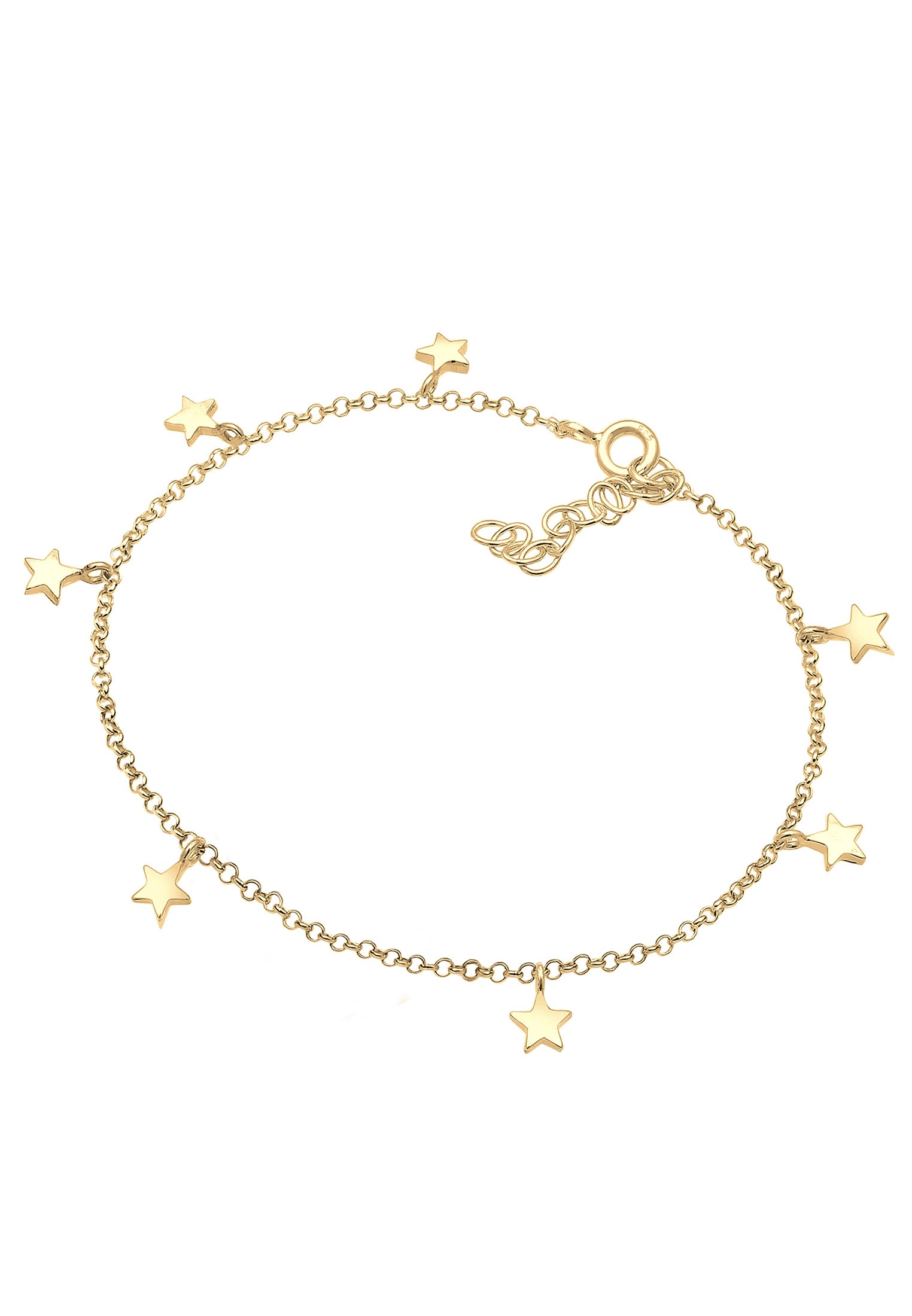 Elli Fußkette »Fußschmuck Sterne Fußkette im Astro Style 925 Silber«