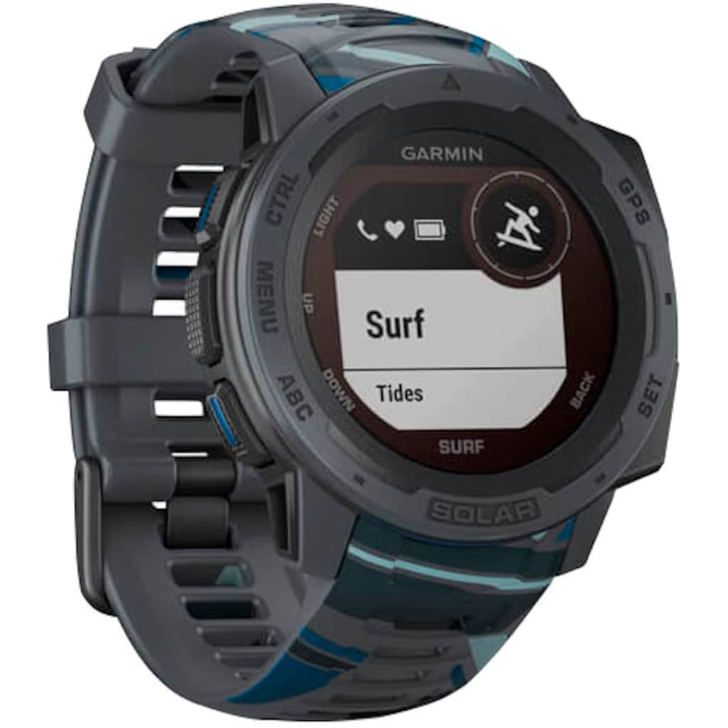 Garmin Smartwatch »Instinct Solar – Surf Edition«