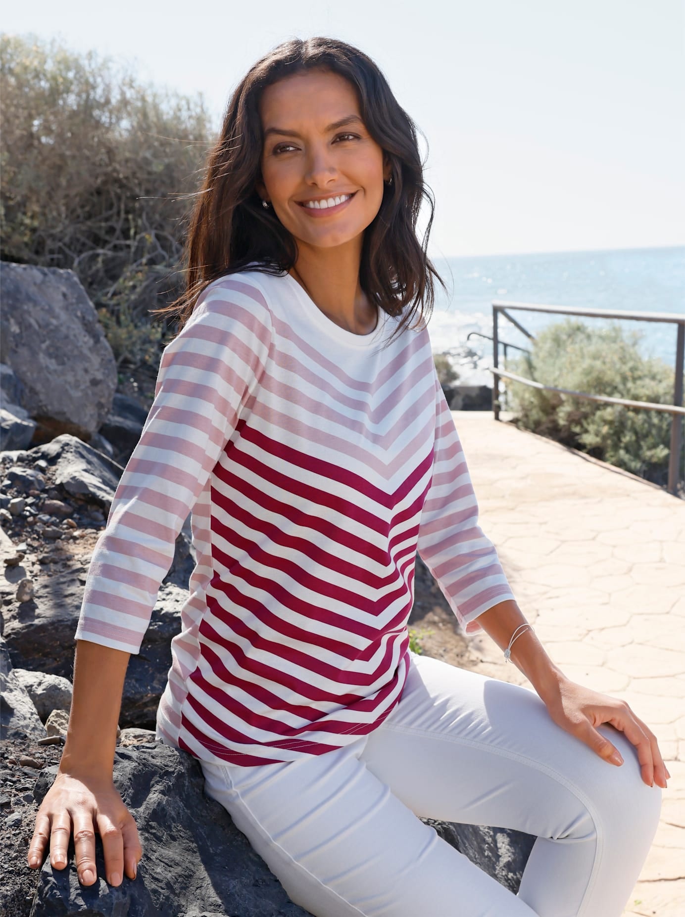 Casual Looks Print-Shirt »Druck-Shirt« 1