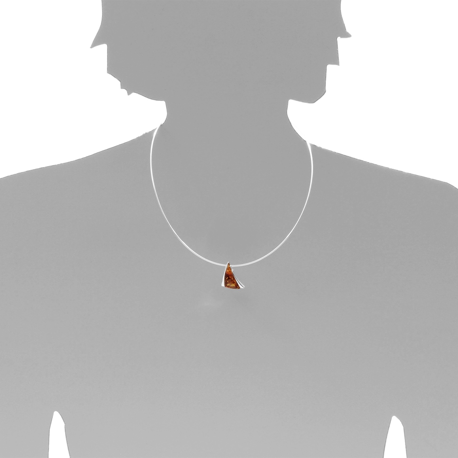 OSTSEE-SCHMUCK Kette mit Anhänger »- Gleiter-Imke 22 - Silber 925/000 - Bernstein«