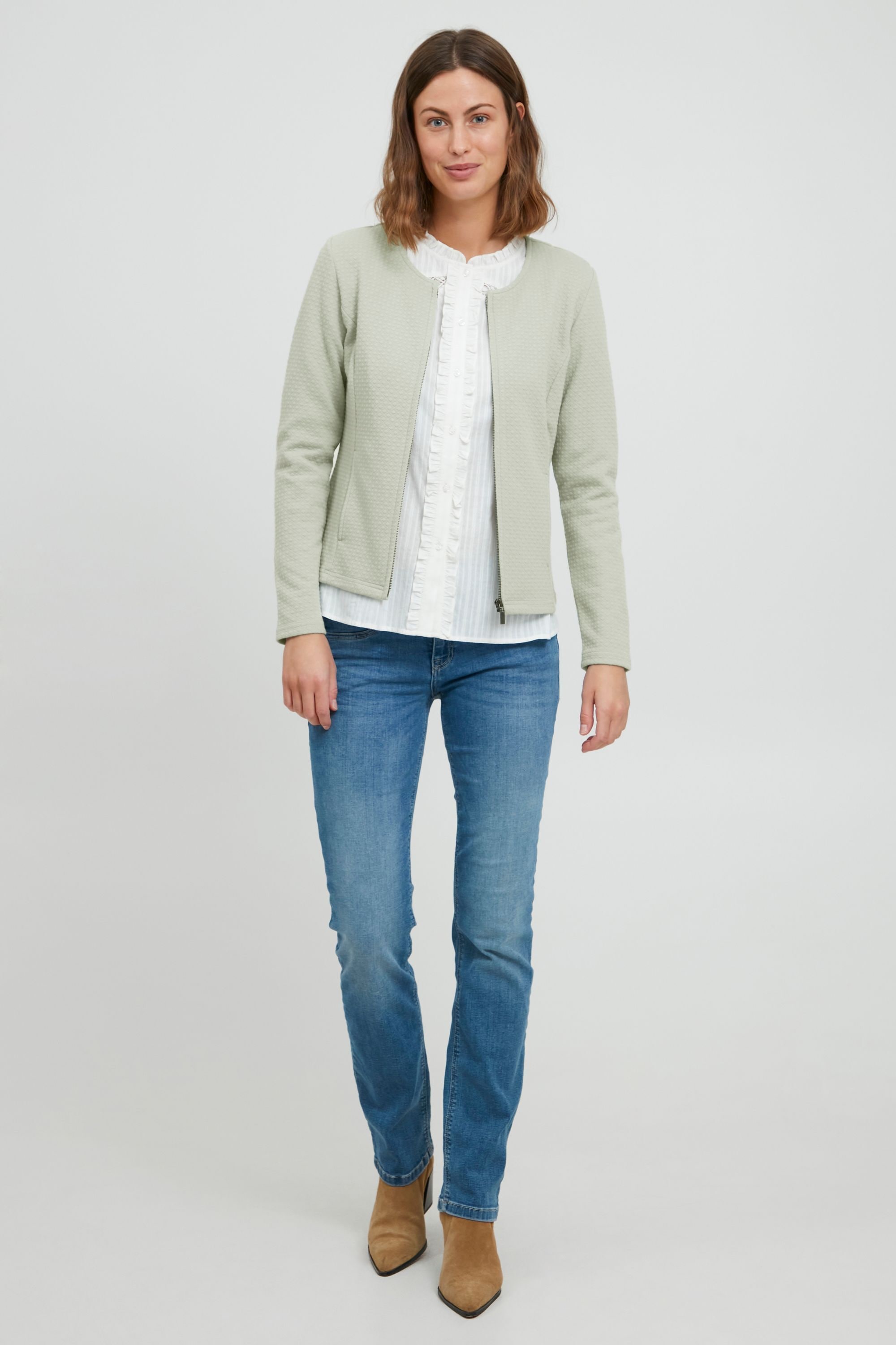 fransa Sweatjacke »Sweatshirtjacke FREmcardi«