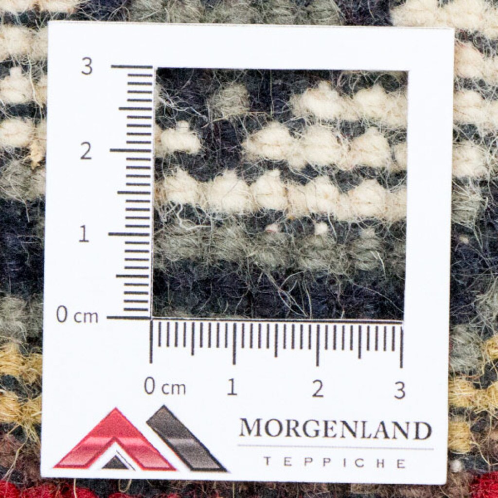 morgenland Wollteppich »Kazak Teppich handgeknüpft grau«, rechteckig