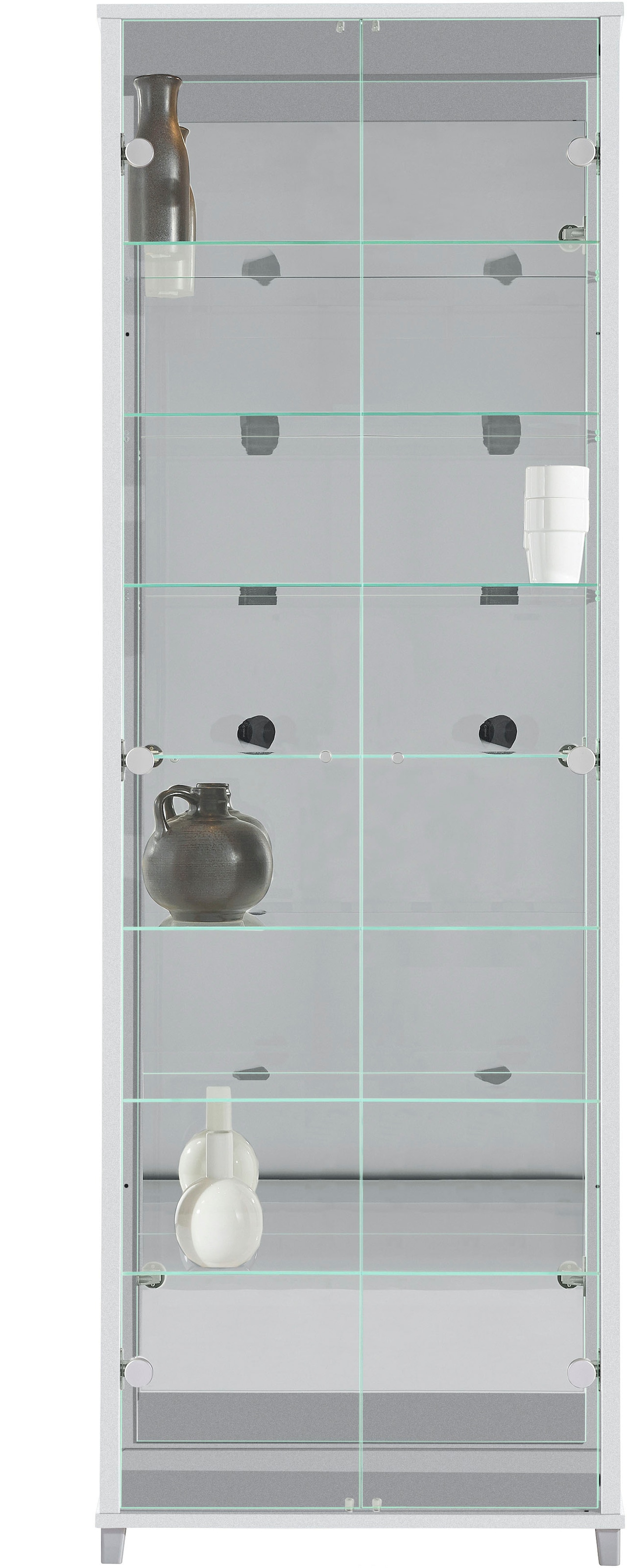 fif möbel Vitrine »OPTIMA«, Standvitrine, Vitrinenschrank, Glasvitrine, Sammlervitrine