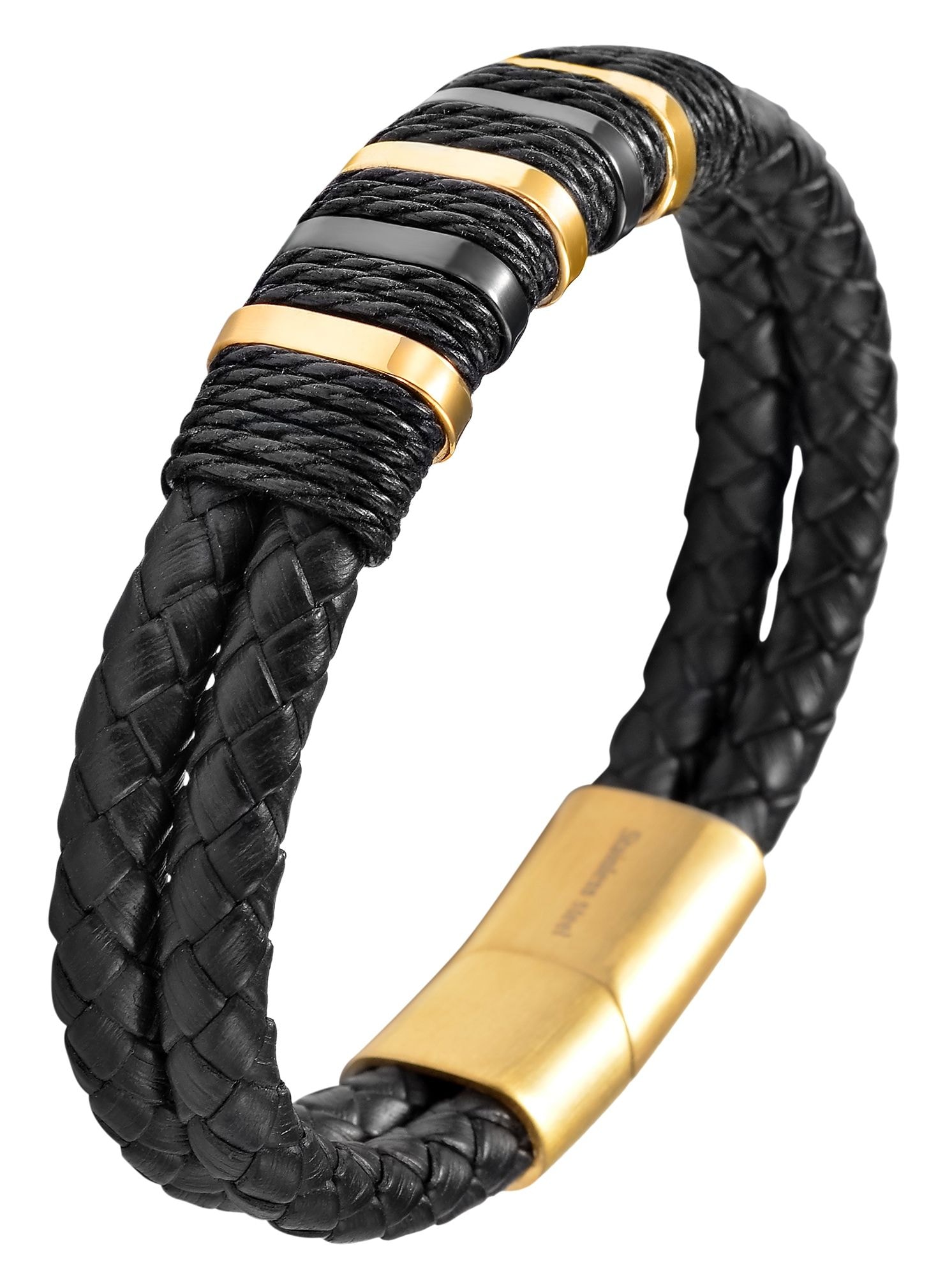 Adelia´s Lederarmband »Unisex Armband ¿ Lederarmband aus Leder 19 cm«