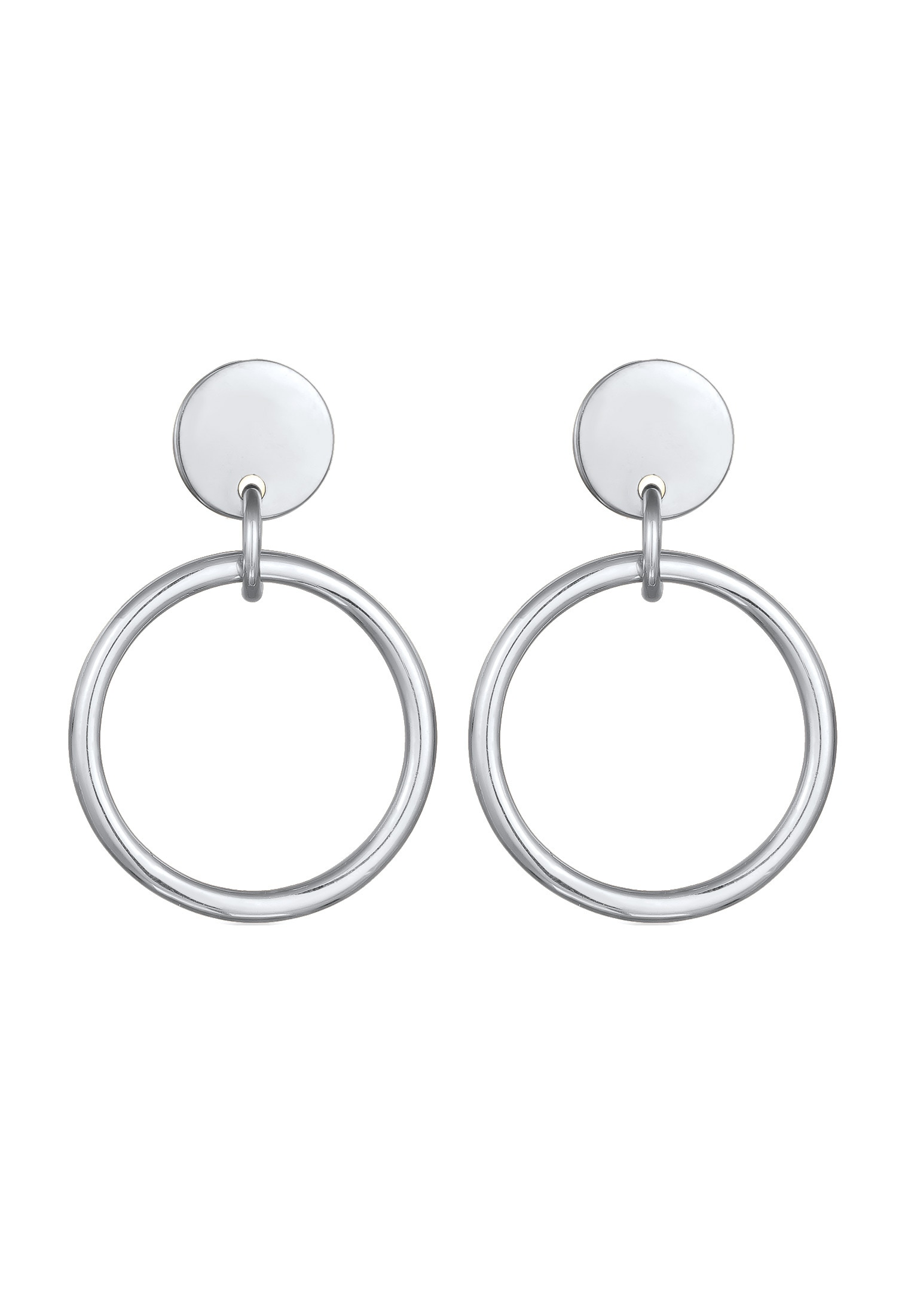 Elli Paar Ohrstecker »Ohrringe Ohrhänger Kreis Rund 925 Sterling Silber«