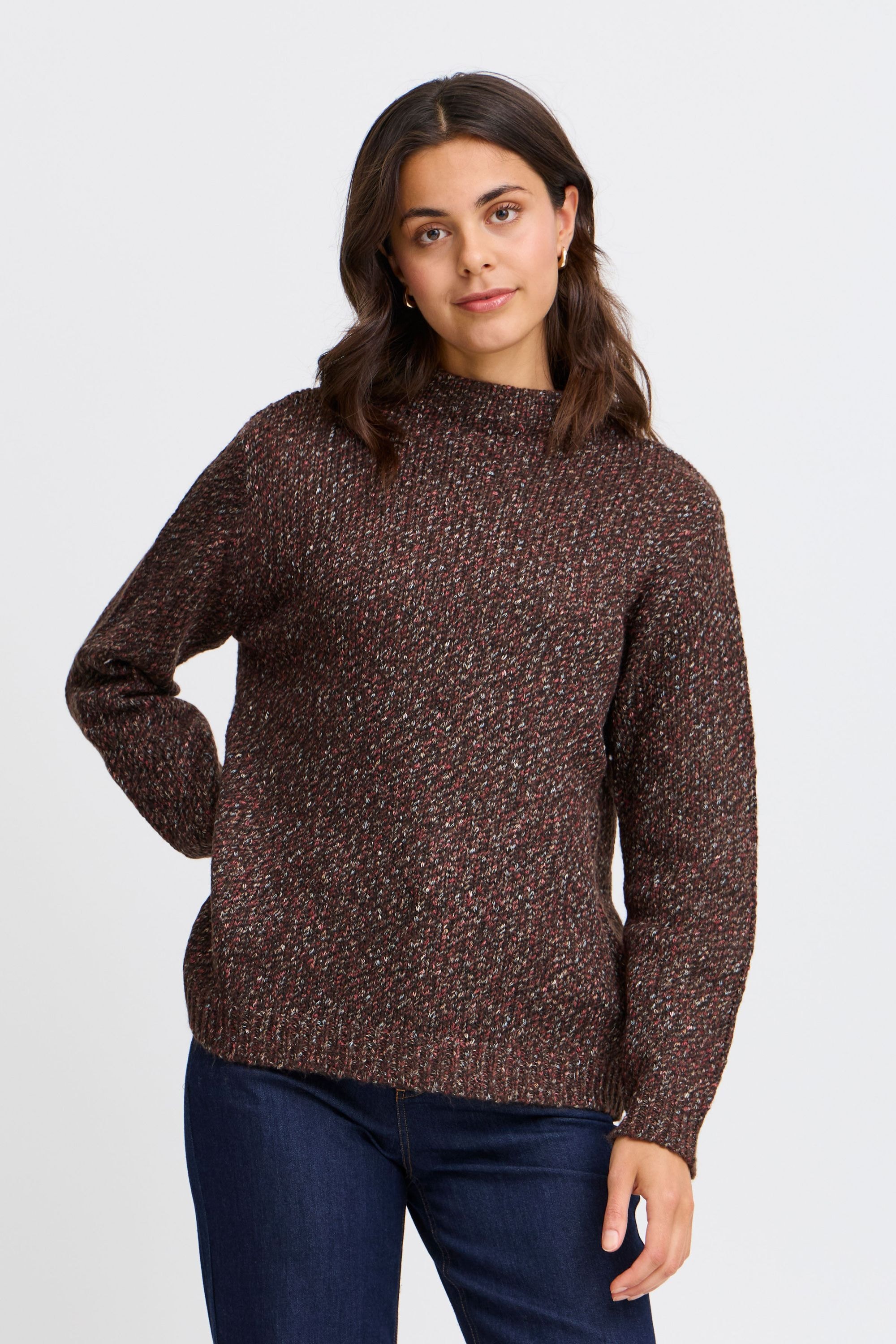 fransa Strickfleece-Pullover »Strickpullover FRSpotta«