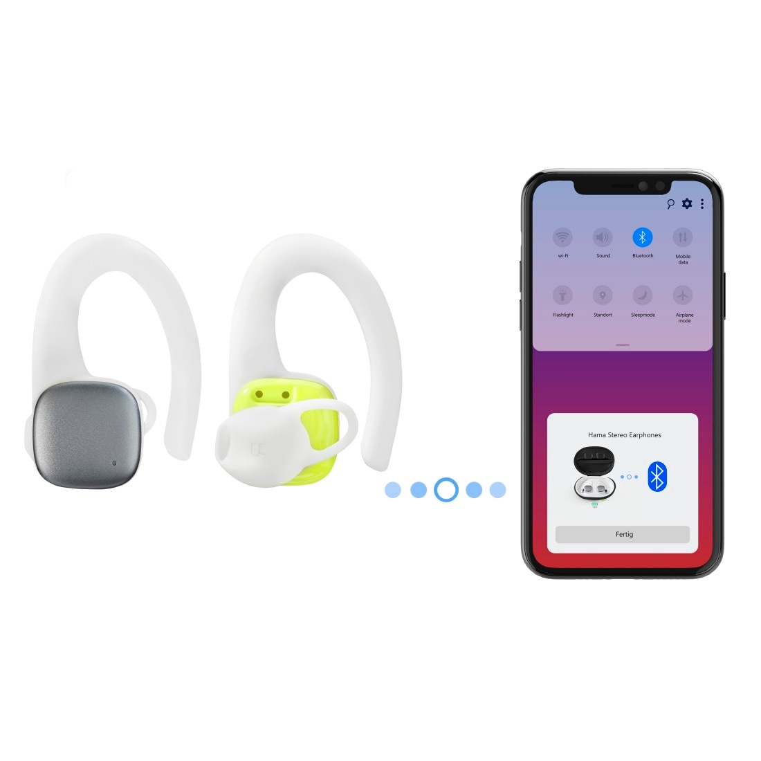 Hama Bluetooth-Kopfhörer »Wireless Bluetooth Headset, In-Ear Bluetooth Kopfhörer für den Sport«