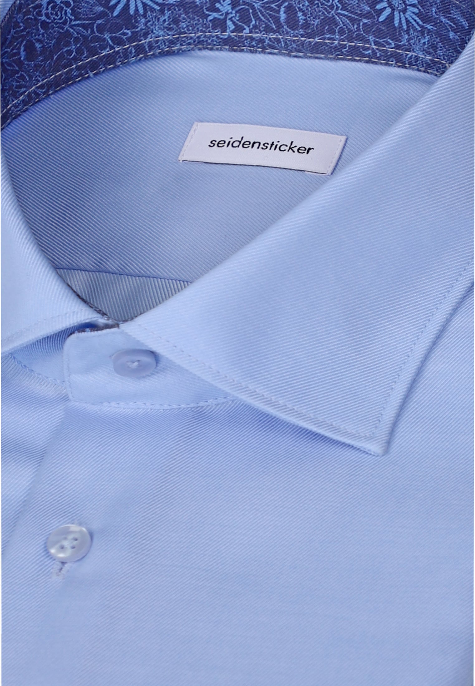 seidensticker Businesshemd »Schwarze Rose« Shaped 1/1 Kentkragen Uni