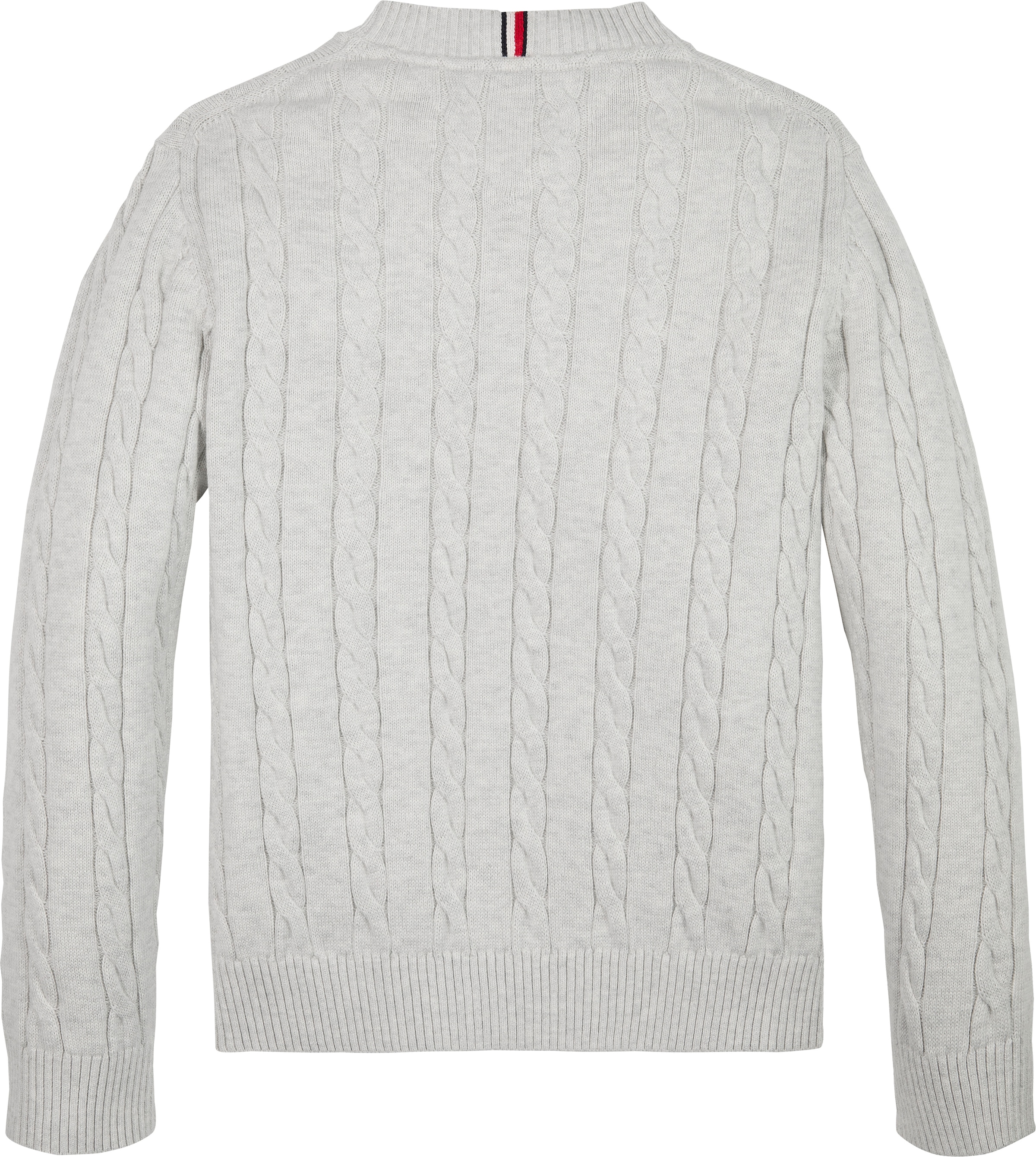 Tommy Hilfiger Strickpullover »COTTON CABLE SWEATER«, für Kinder bis 16 Jahre, mit Zopfmuster