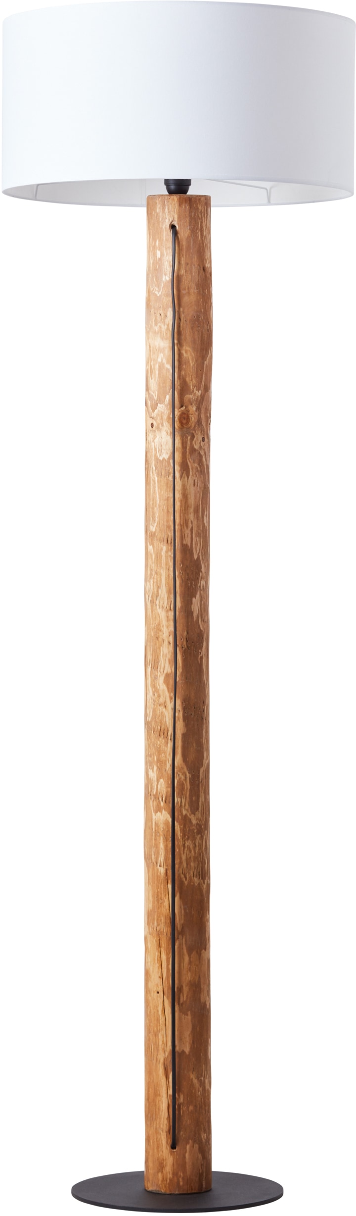 Brilliant Leuchten Stehlampe »Jimena«, 1 Stoffschirm, H im kiefer Holz/Textil, Online 164 cm, gebeizt/weiß cm, 50 flammig-flammig, Shop OTTO Ø E27