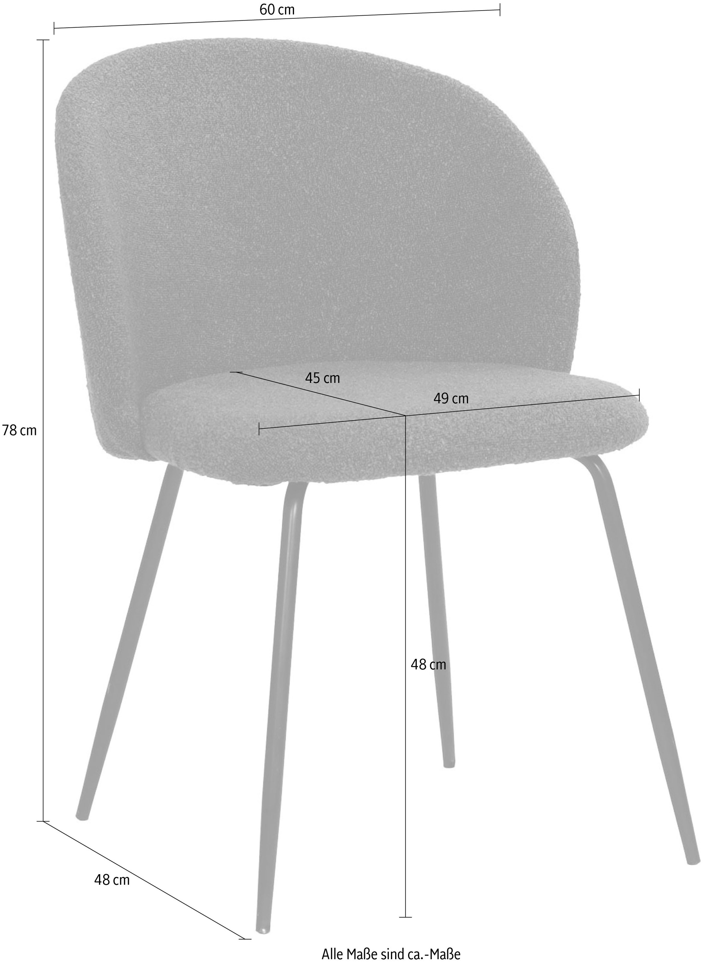 SIT 4-Fußstuhl, (Set), 2 St., Strukturstoff, Oeko-Tex zertifiziert