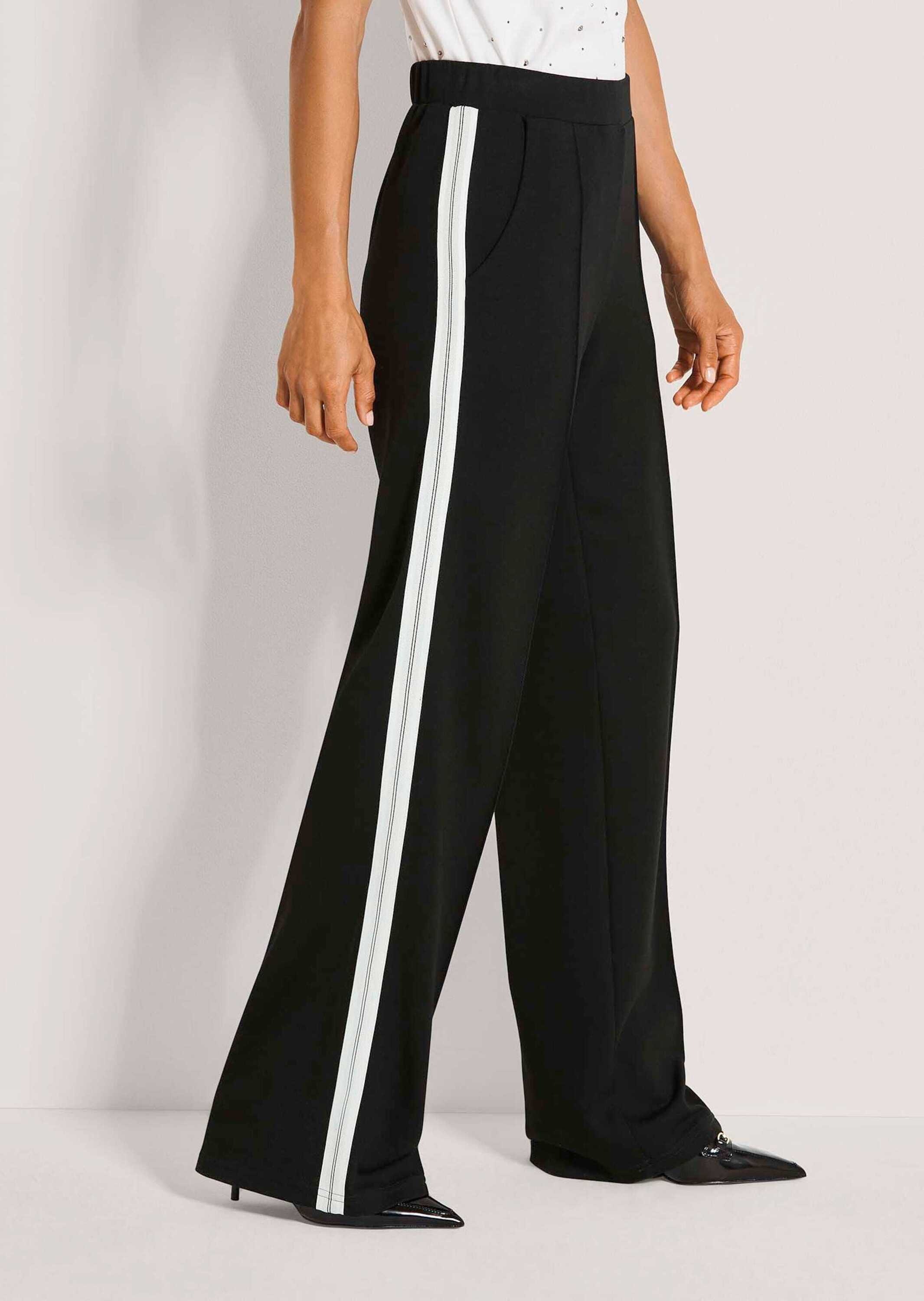 MADELEINE Jerseyhose »Jerseyhose Schlupfhose mit Kontraststreifen«