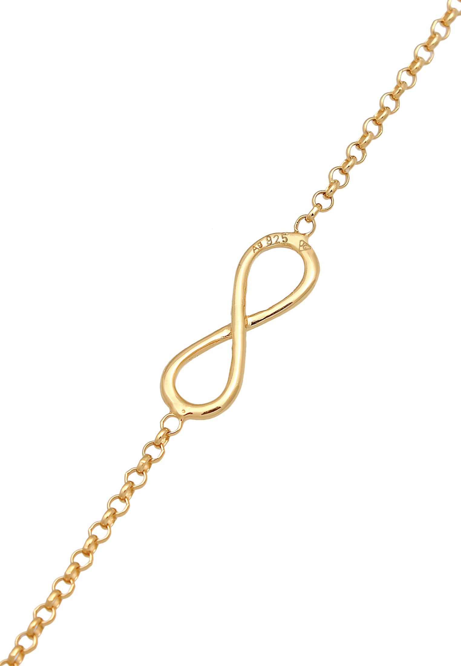 Elli Kette mit Anhänger »Halskette Infinty Trend Halskette 925 Silber«