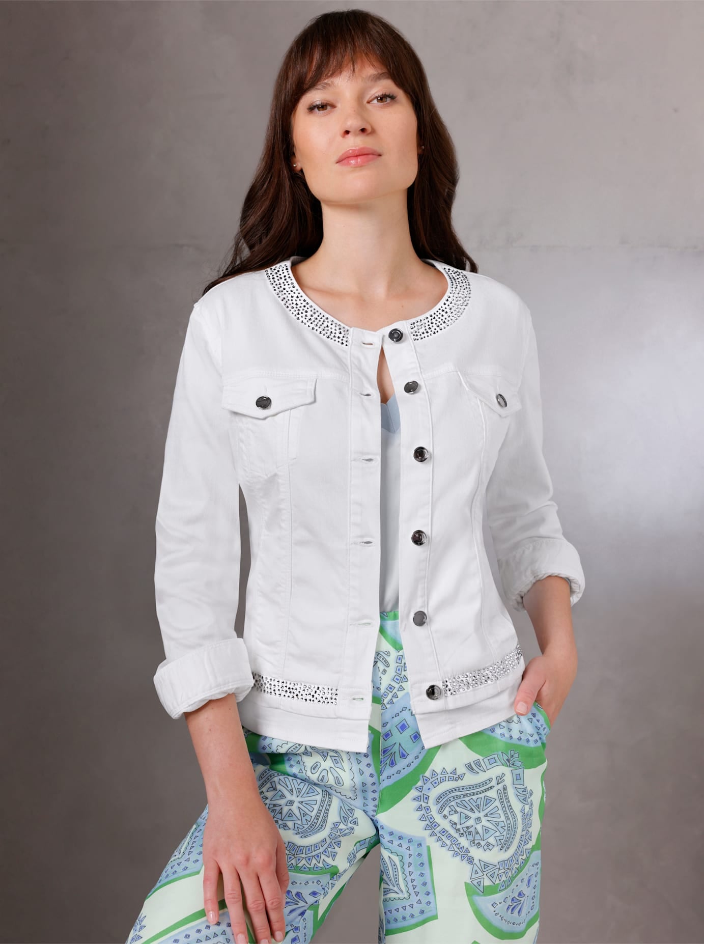 Jeansblazer »Baumwoll-Modal-Jeans-Blazer«