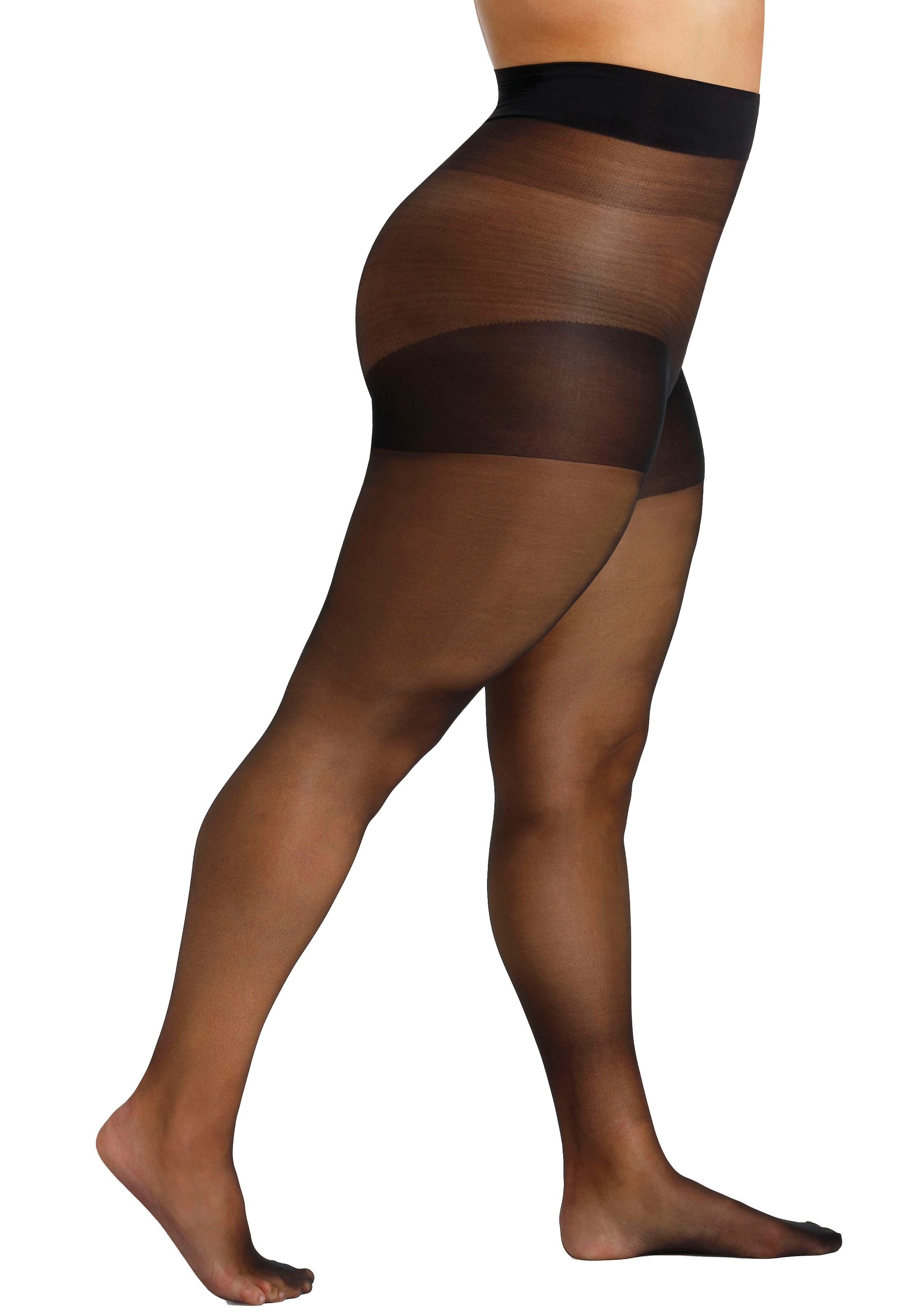 Camano Feinstrumpfhose »fine curvy«, (1 St.), mit nahtlosem Bundabschluss