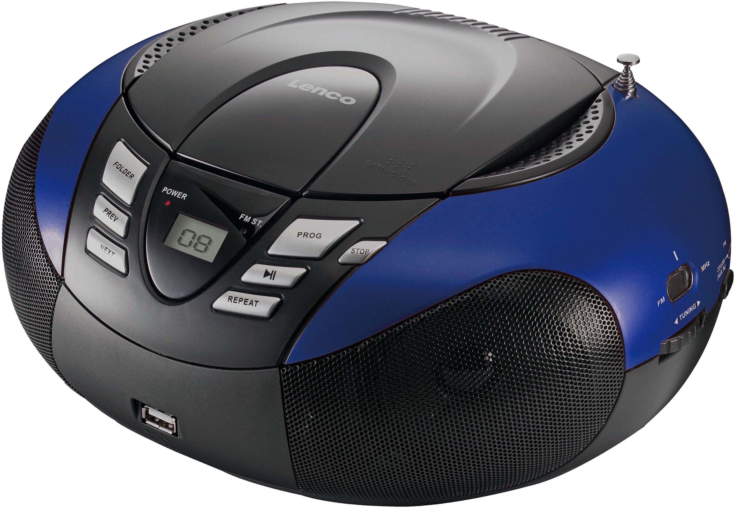 Lenco UKW-Radio »SCD-37 Portables Radio mit CD Player/USB«