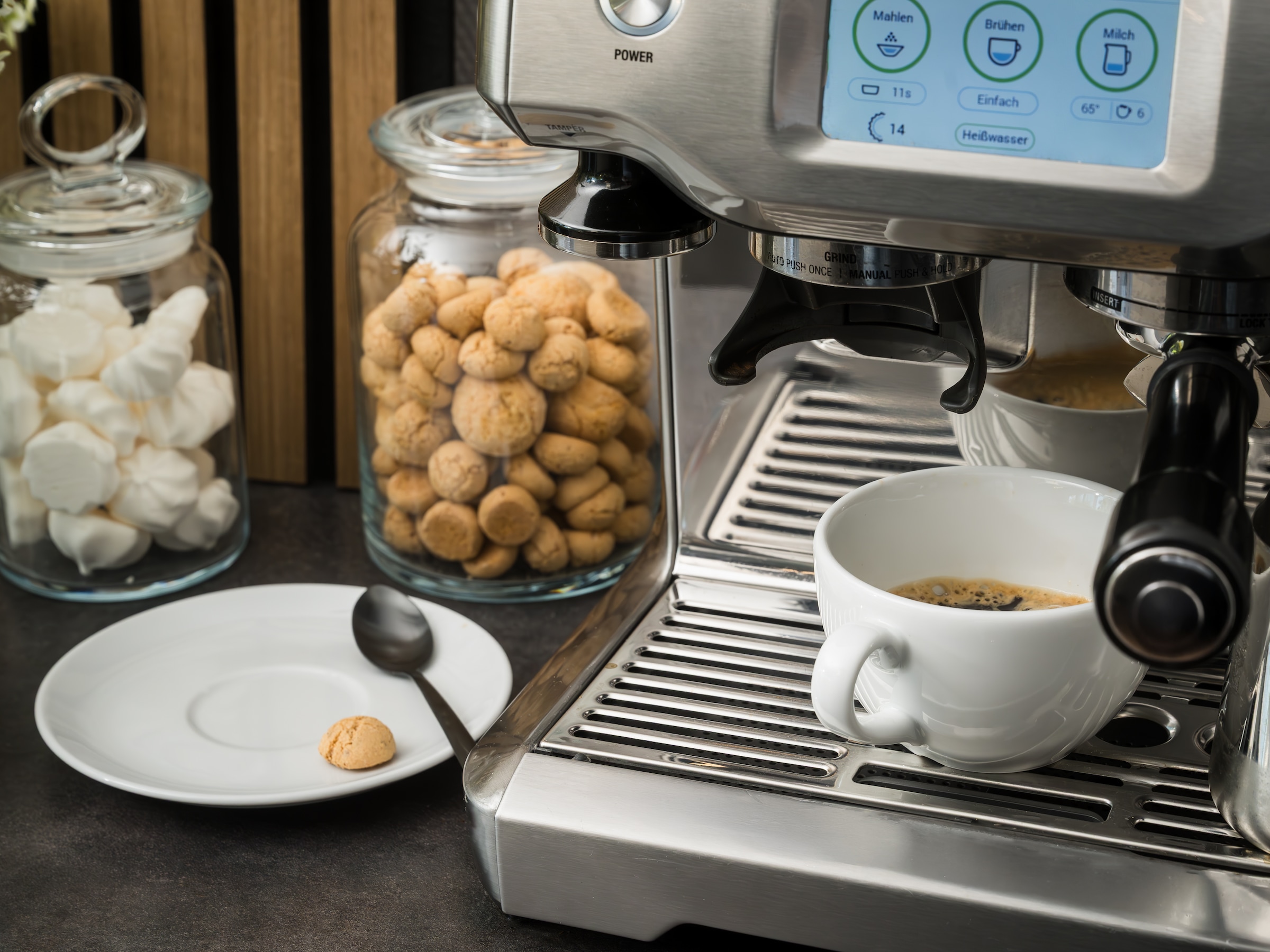 CreaTable Cappuccinotasse »Bistrot Weiss, Cappuccino Set 8-tlg« Klassiker in Weiß, Der Alleskönner