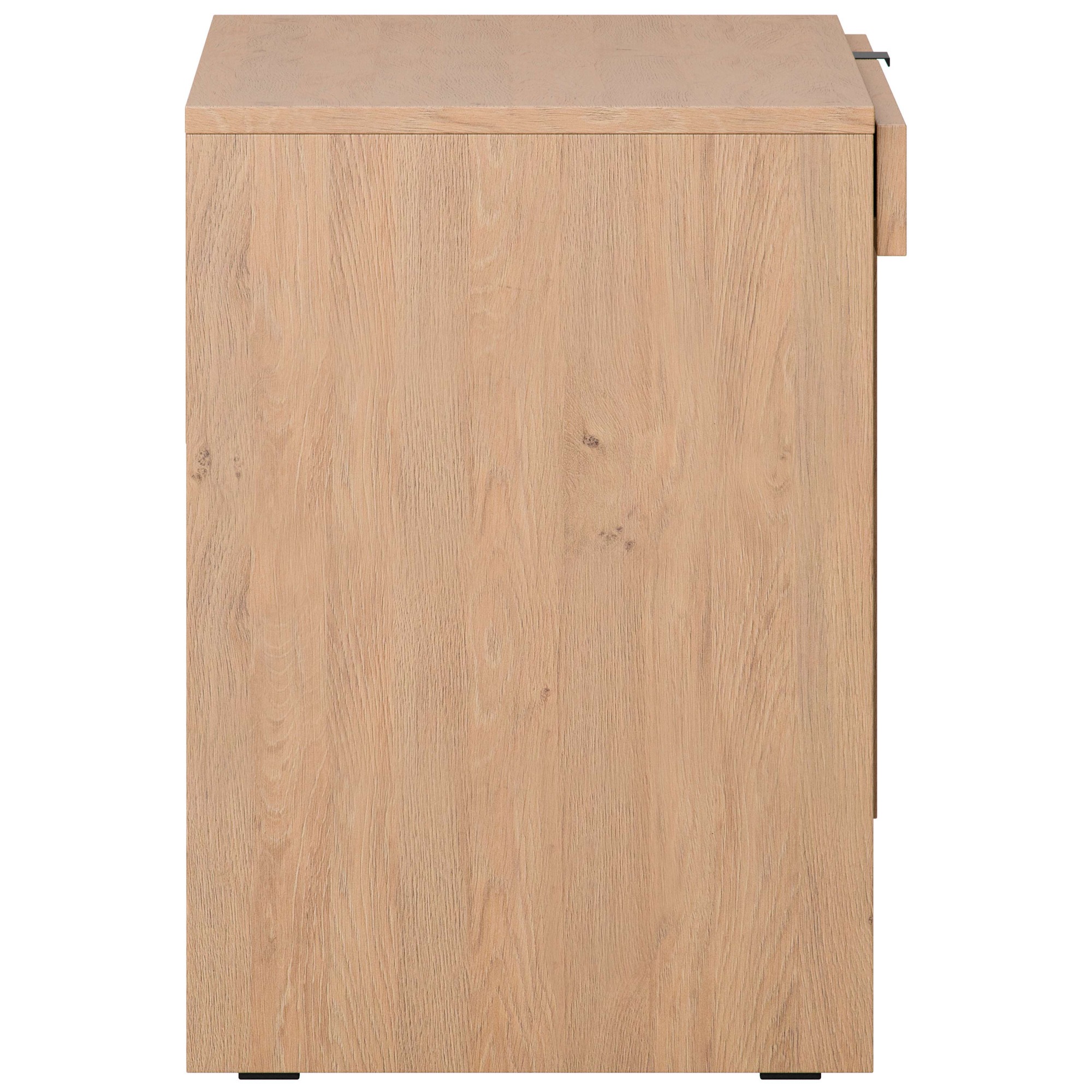 VOX Schreibtisch »SIMPLE Computertisch mit Stauraum, langlebige und stabile Qualität« B/T/H: 110/55/86,7 cm,  Bürotisch mit Schublade & Schrank in 3 Farben erhältlich, Metallgriffe