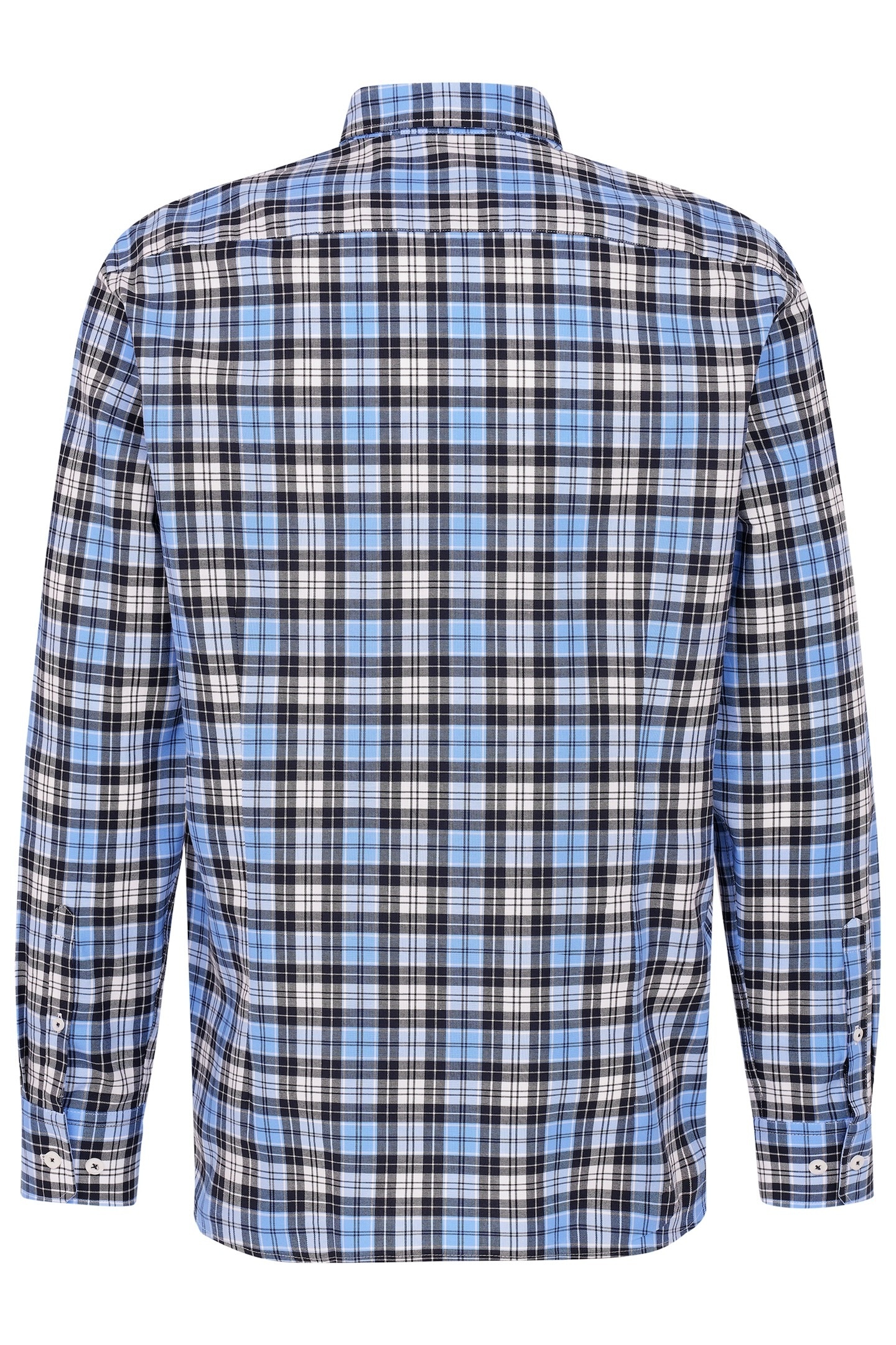 bugatti Langarmhemd, aus 100 % Baumwolle