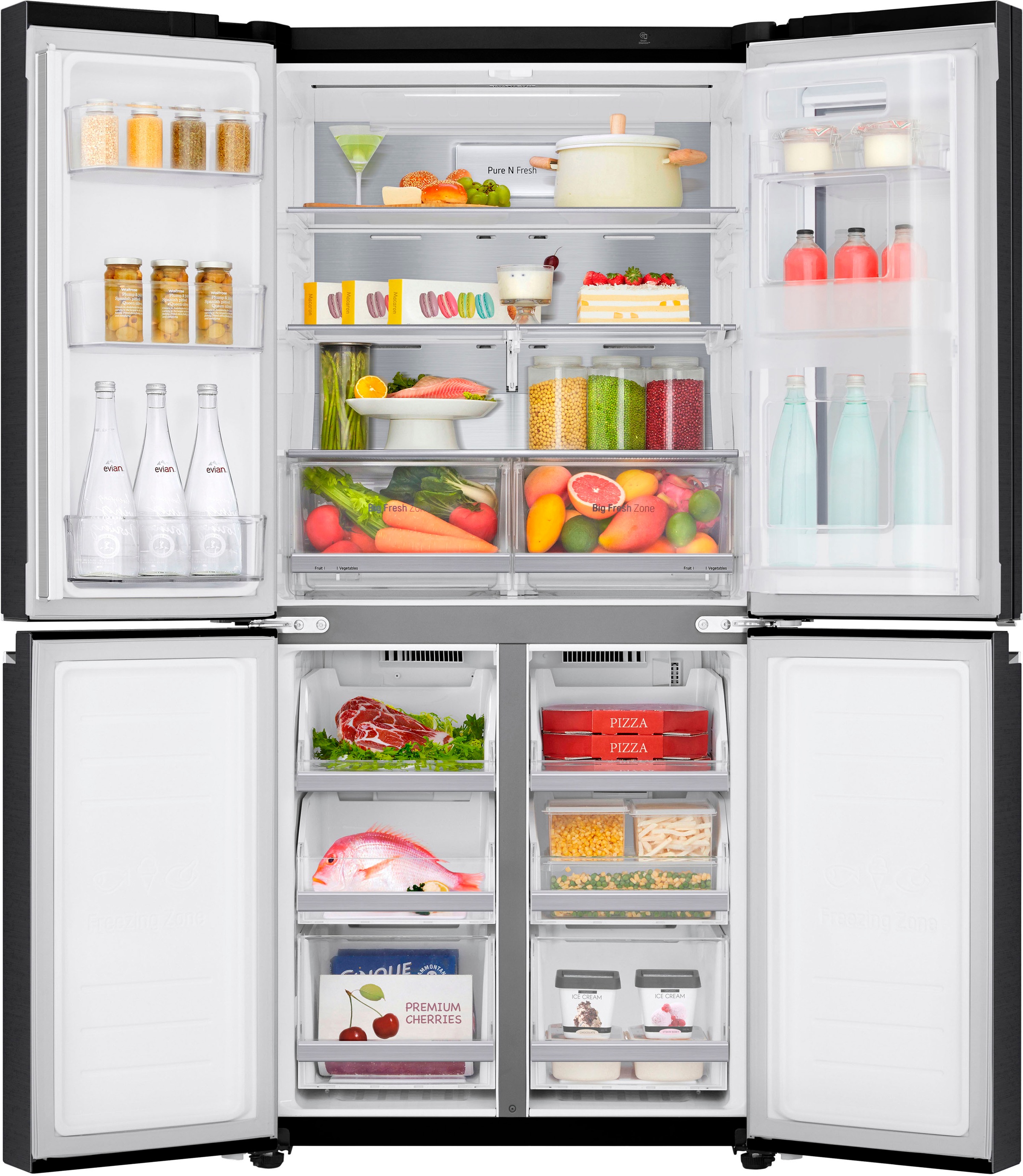 LG Multi Door »GMQ844MC5E«, InstaView™