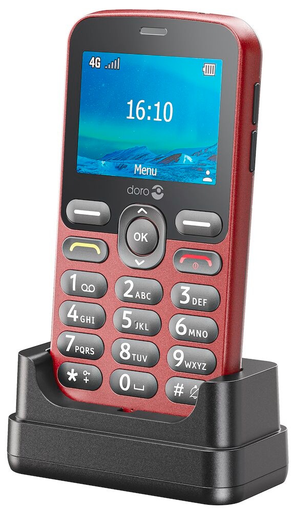 Doro Handy »1880 (ohne Netzteil)«, Rot