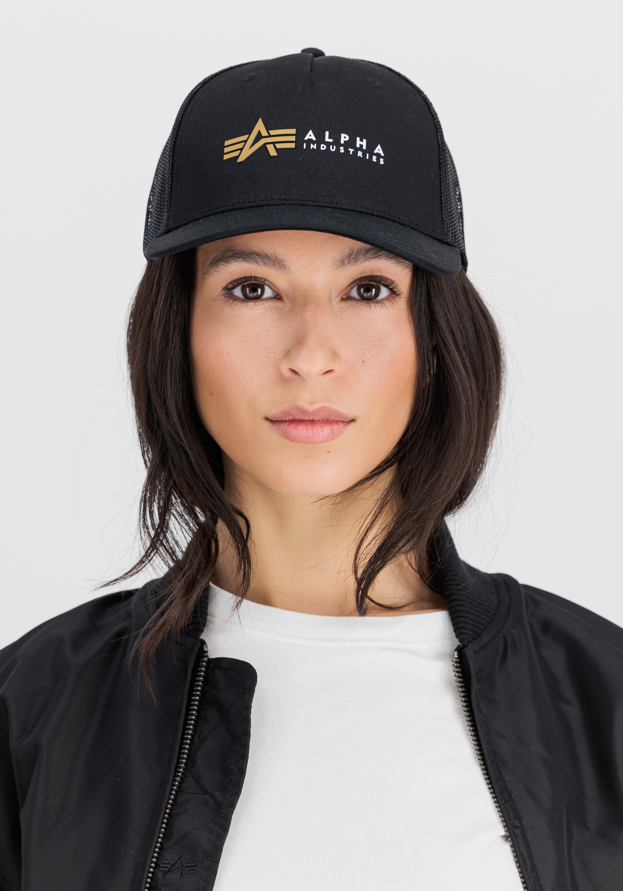 Alpha Industries Trucker Cap »Alpha Industries Accessoires - Headwear Alpha Label Trucker Cap«