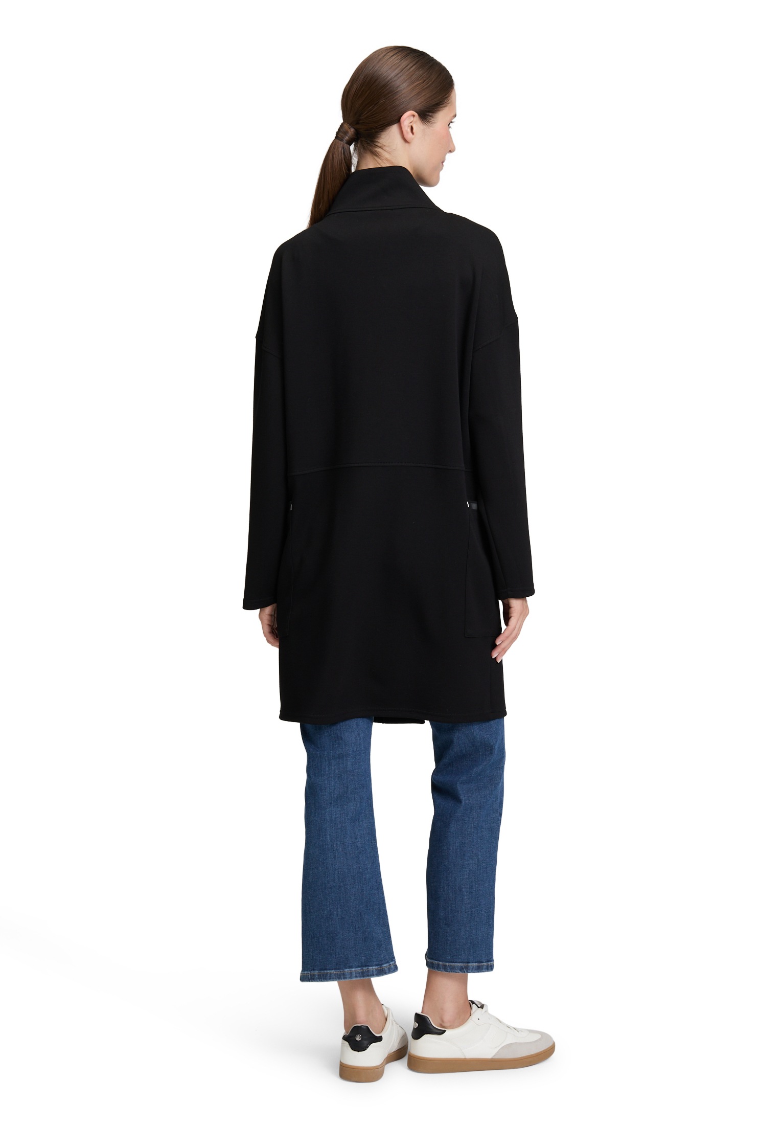 Betty Barclay Sweatblazer »Sweatmantel mit Stehkragen«