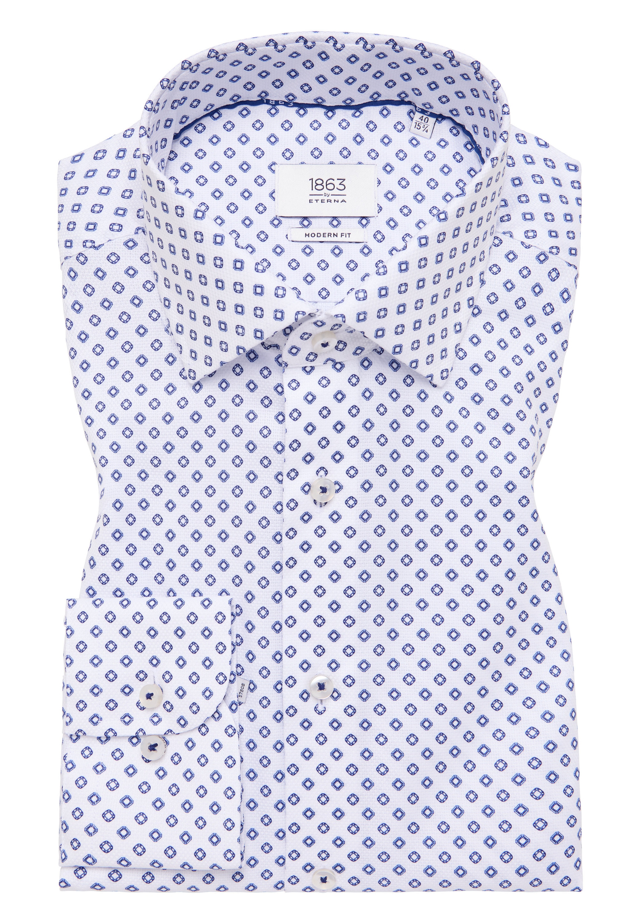 Eterna Langarmhemd »MODERN FIT«, NON IRON (bügelfrei)