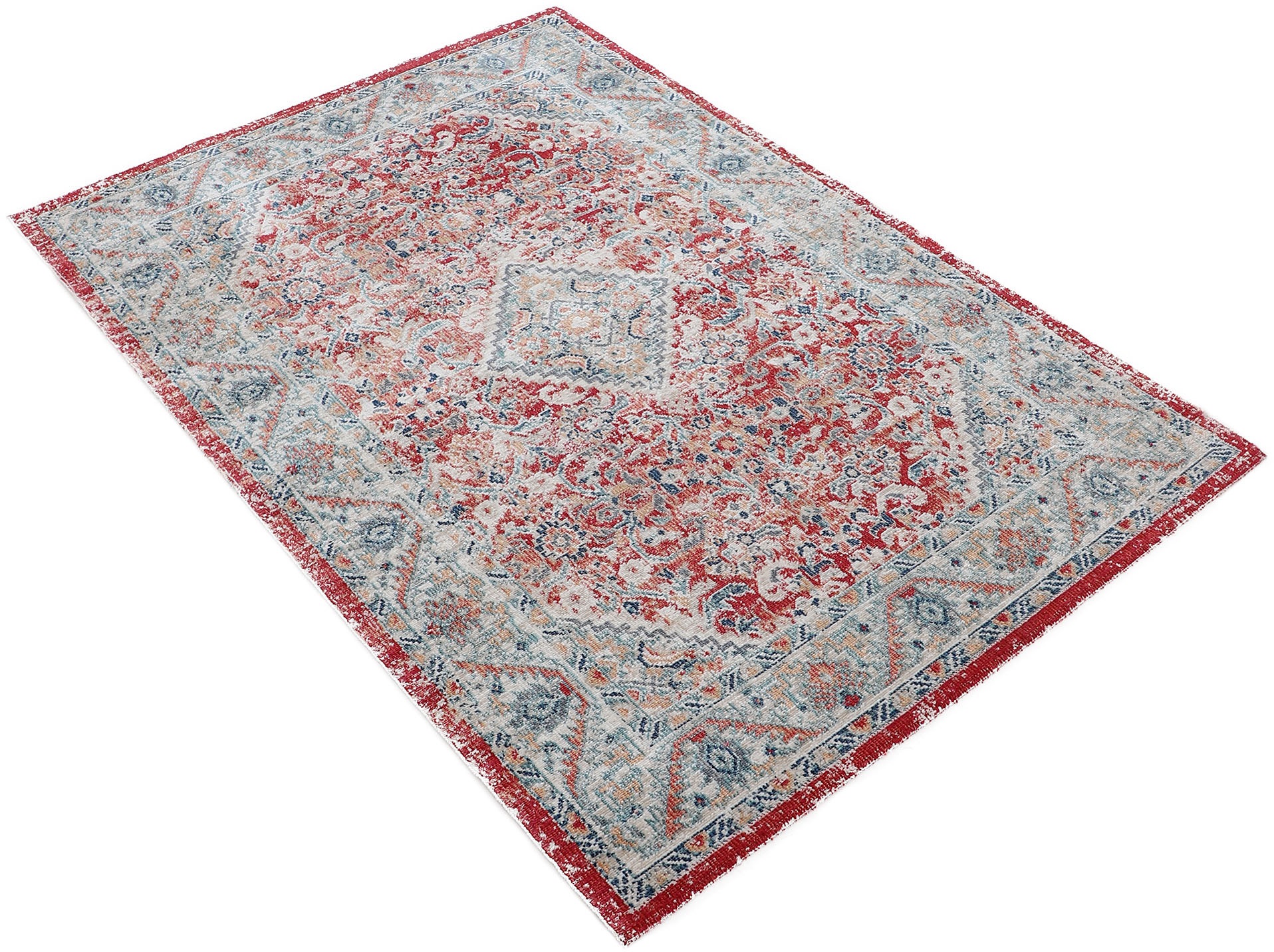 carpetfine Teppich »Noah_1«, rechteckig, 3 mm Höhe, Orient Vintage Look, Wohnzimmer