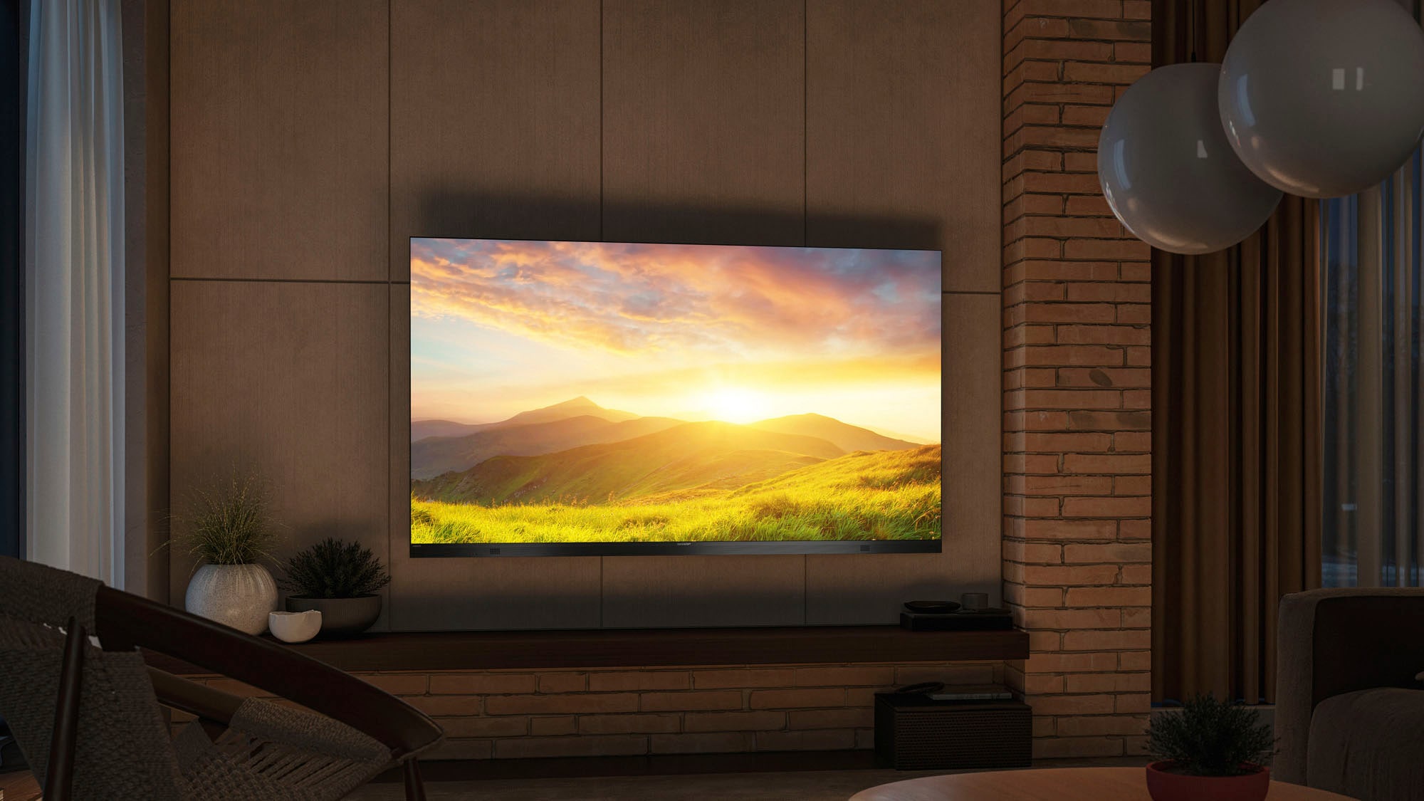 Sharp LED-Fernseher »4T-C50EQx«, 4K Ultra HD, Smart-TV-Android TV