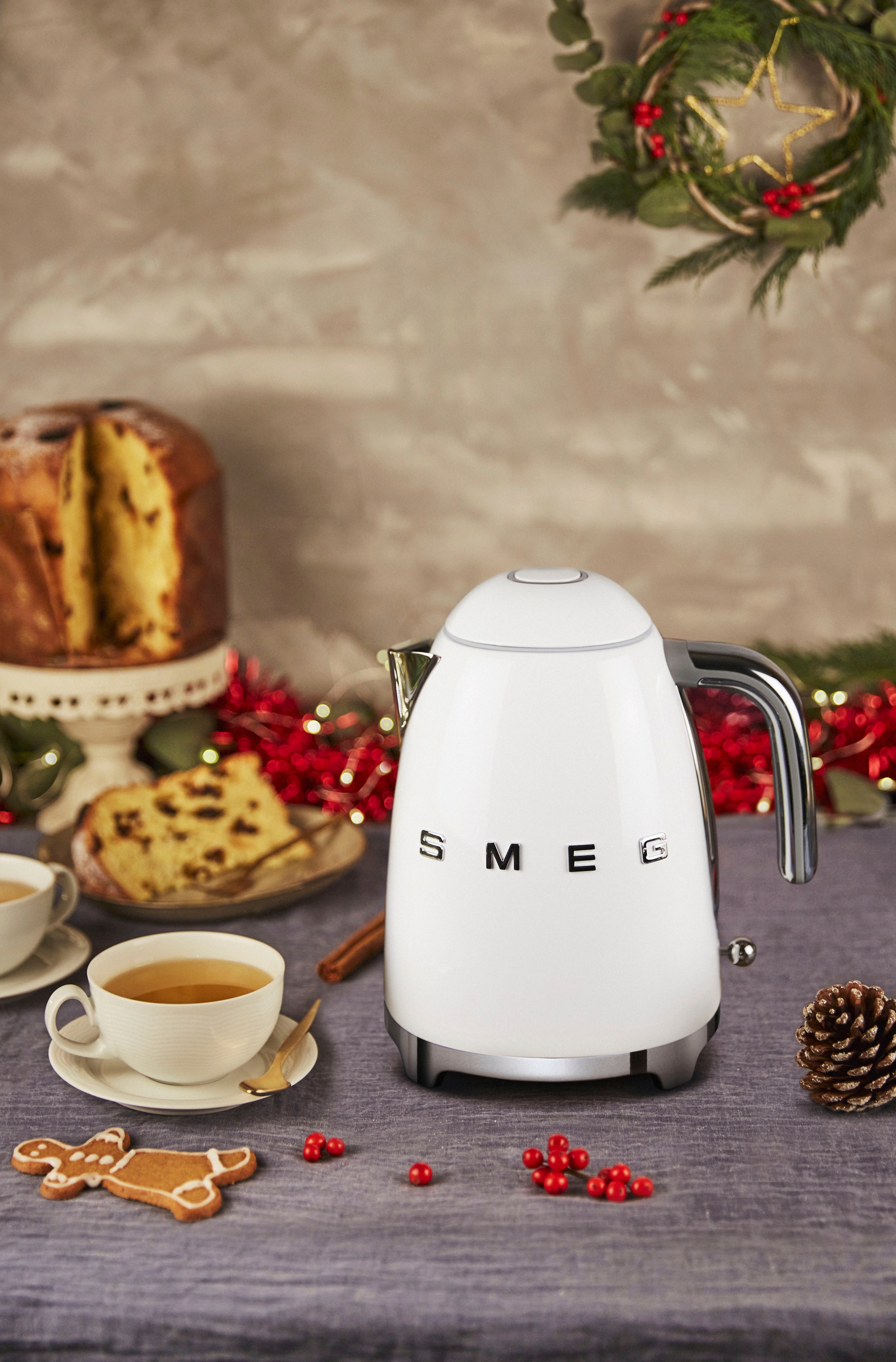 Smeg Wasserkocher »KLF03WHEU«, 1,7 l, 2400 W