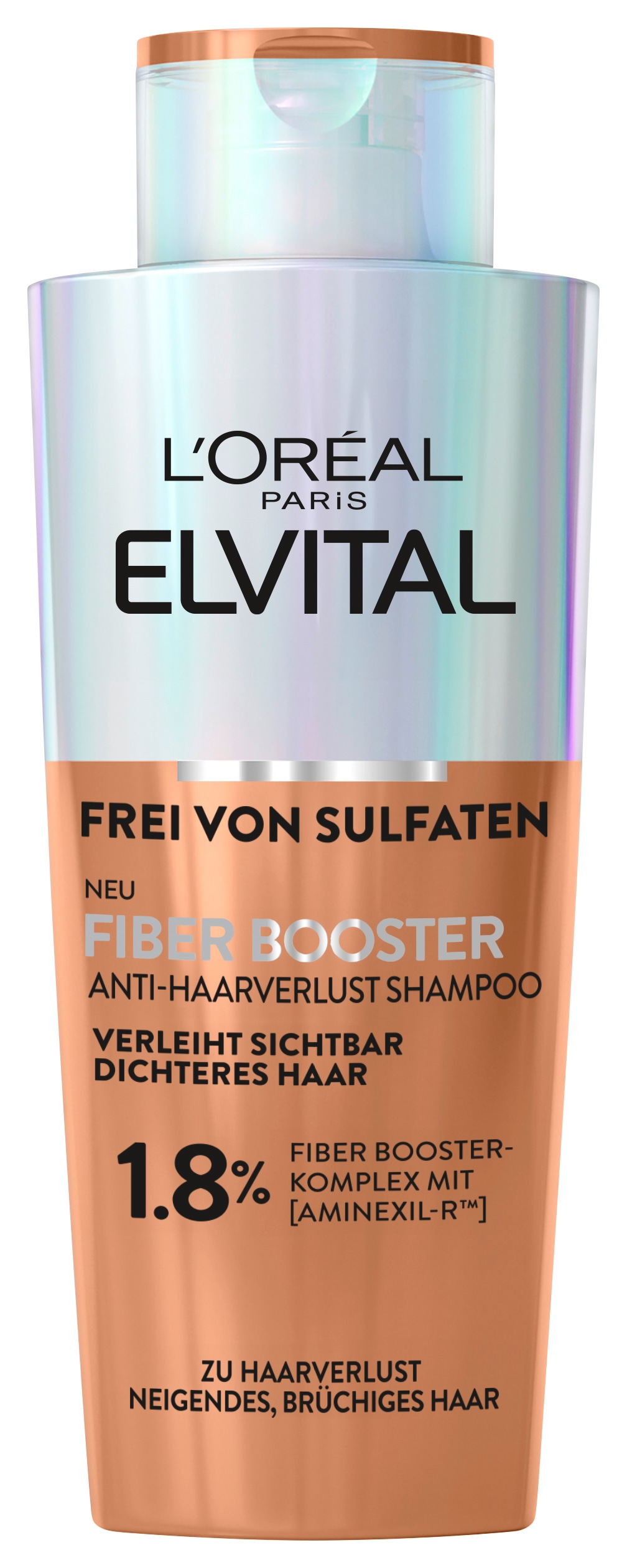L'ORÉAL PARIS Haarshampoo »L'Oréal Paris Elvital Fiber Booster Shampoo« Unterstützt bei Haarverlust und Haarbruch, stärkt die Haarfaser.