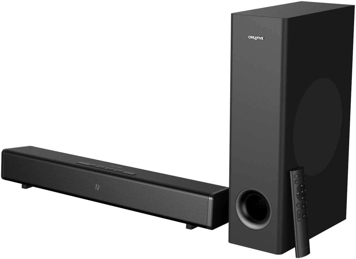 Creative Soundbar »Stage 360« 2.1 (Bluetooth Bassregelung Lautstärkeregelung Pairing 120 W) in schwarz