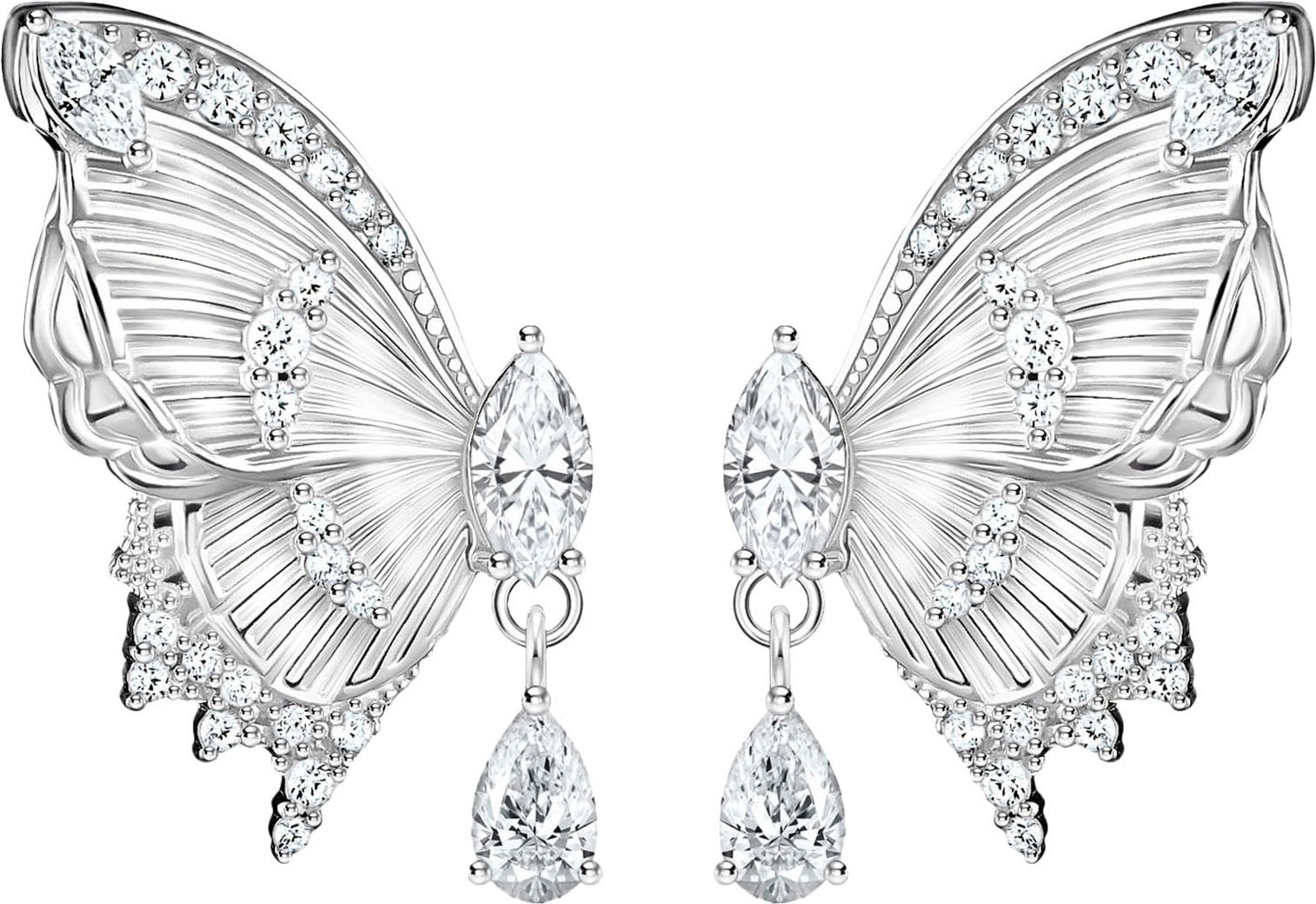 THOMAS SABO Paar Ohrstecker »Butterfly Paradise Ohrstecker im Schmetterling-Design«, mit Zirkonia (synth.)