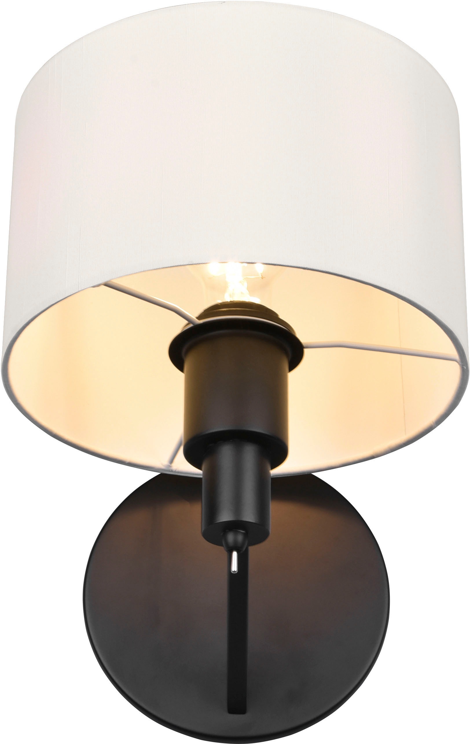 TRIO Leuchten Wandleuchte »Cassio«, 1 flammig, Leuchtmittel E27 | ohne Leuchtmittel, Wandlampe Schlafzimmer, exkl E27 Leuchtmittel wechselbar, Kippschalter