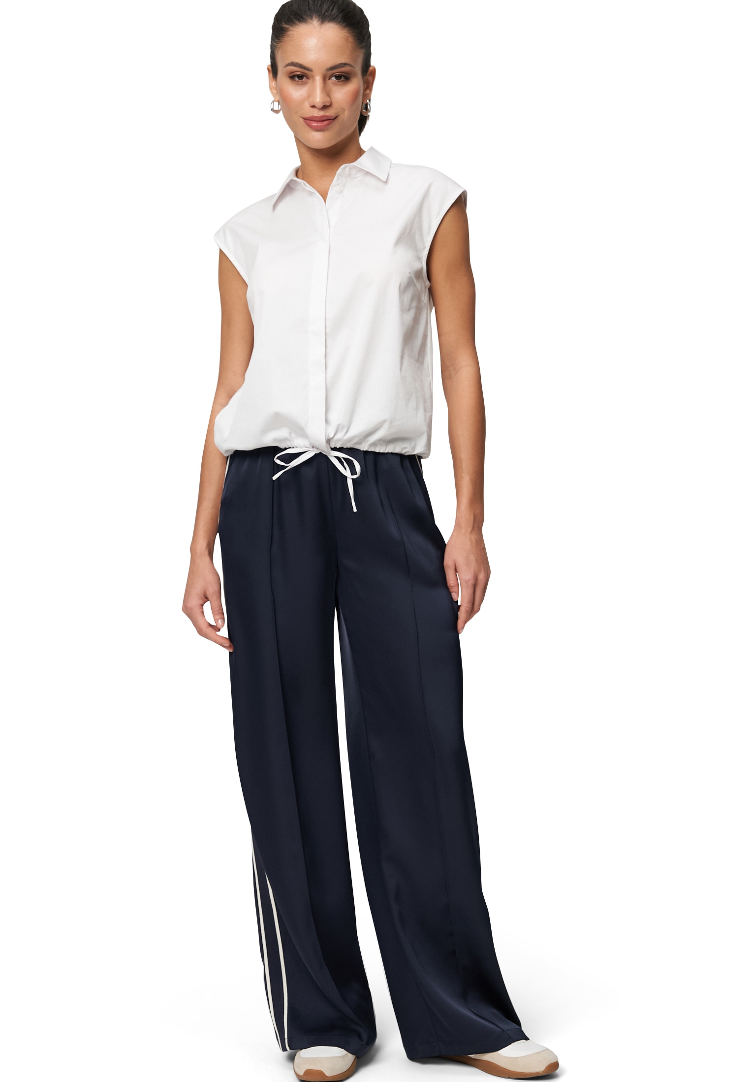 Zero Stoffhose »Hose mit Seitenstreifen 32 Inch«