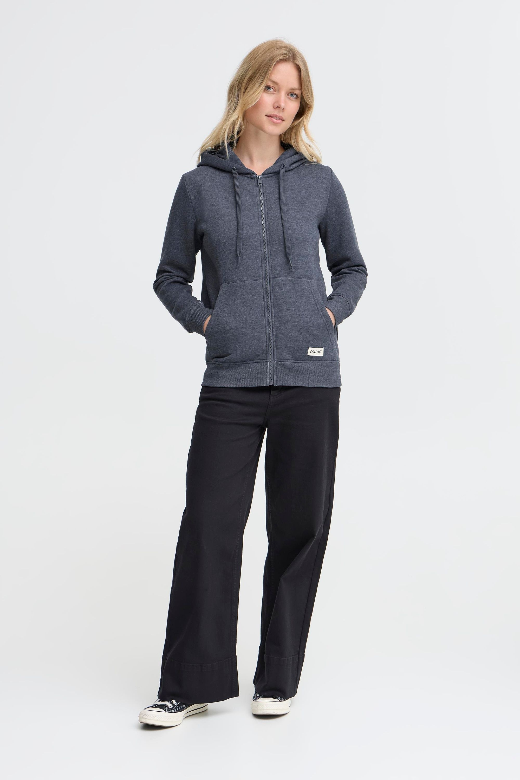 OXMO Kapuzensweatjacke »Kapuzenfleecejacke OXKAREN«