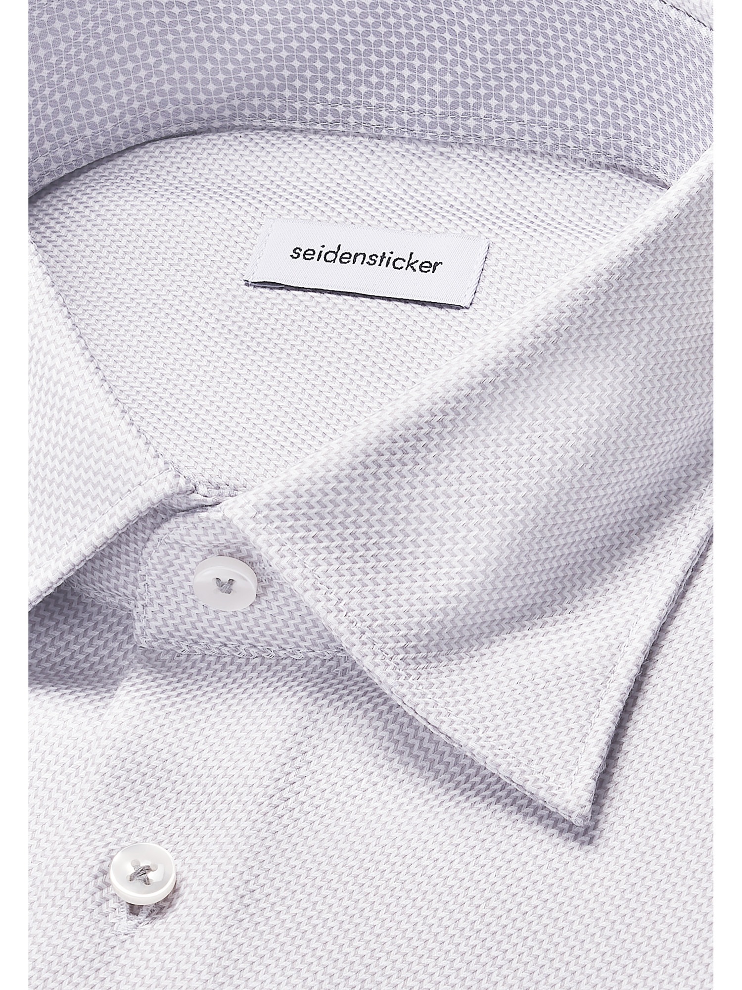 seidensticker Businesshemd »Schwarze Rose«, Comfort 1/1 Covered-Button-Down-Kragen Struktur