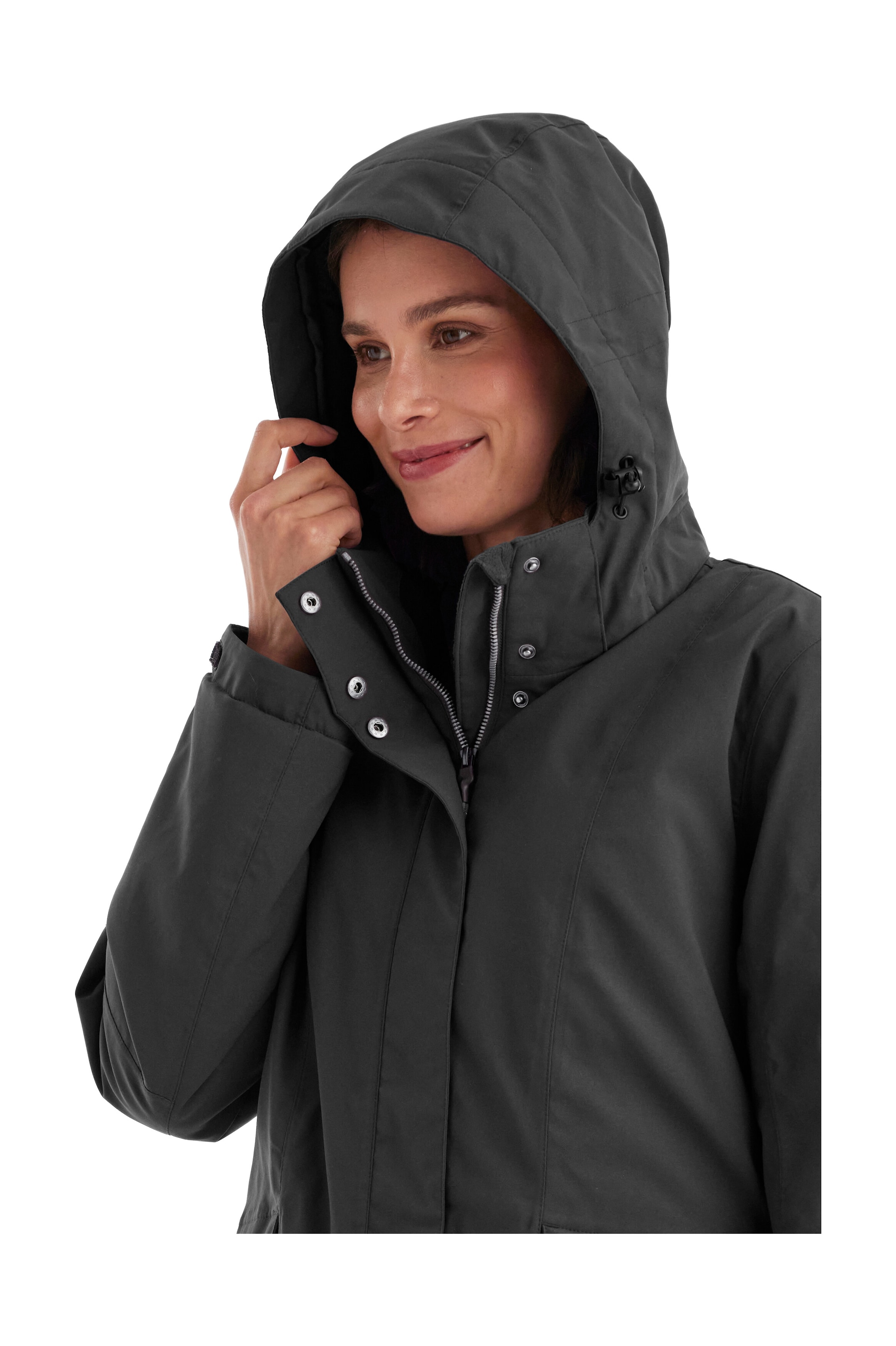 Killtec Funktionsjacke »Damen Jacke«, Wasserdichte, atmungsaktive Damenjacke mit abnehmbarer Kapuze