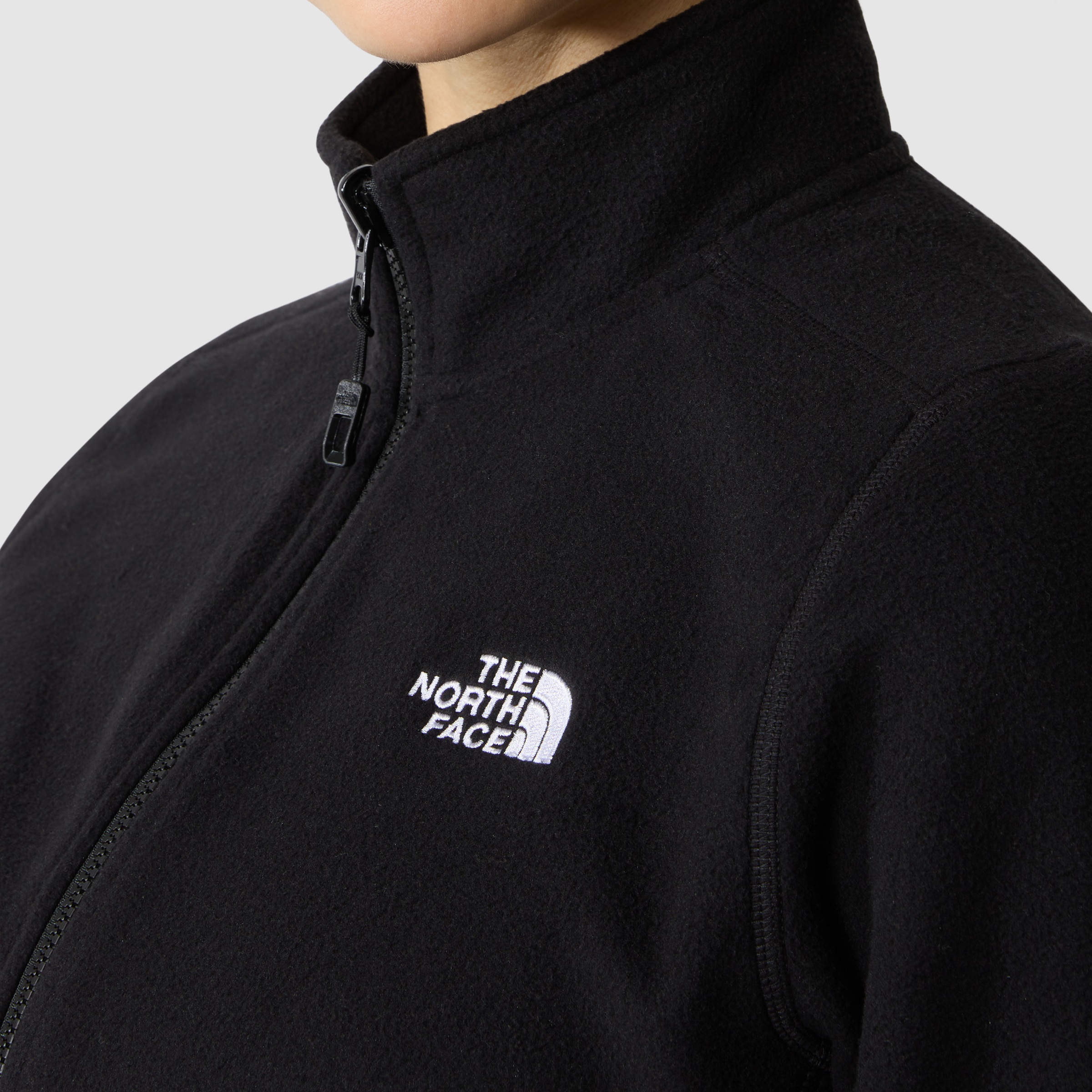 The North Face Fleecejacke »W 100 GLACIER FZ - EU«, (1 St.), mit Logostickerei