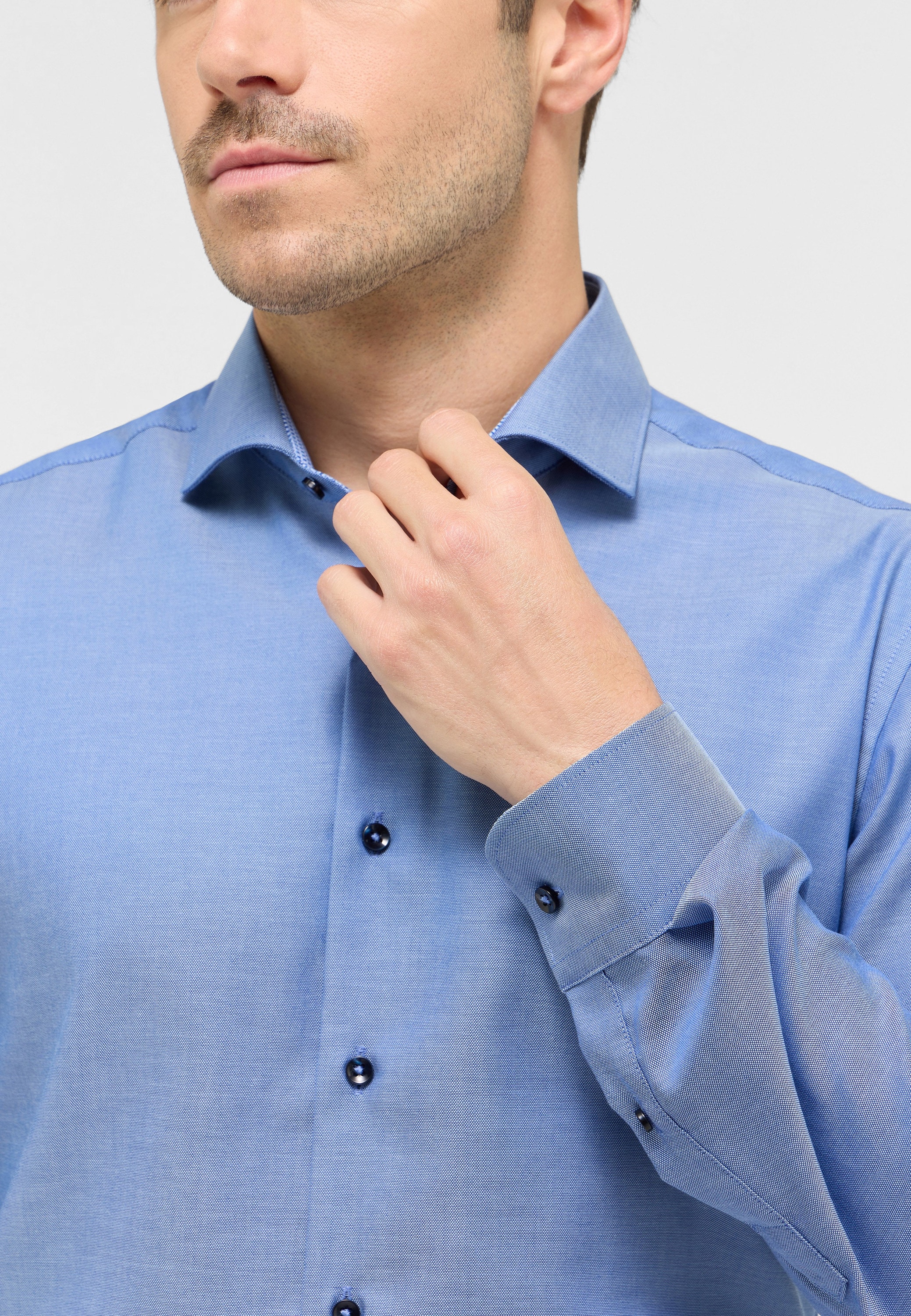 Eterna Langarmhemd »SLIM FIT«, NON IRON (bügelfrei)